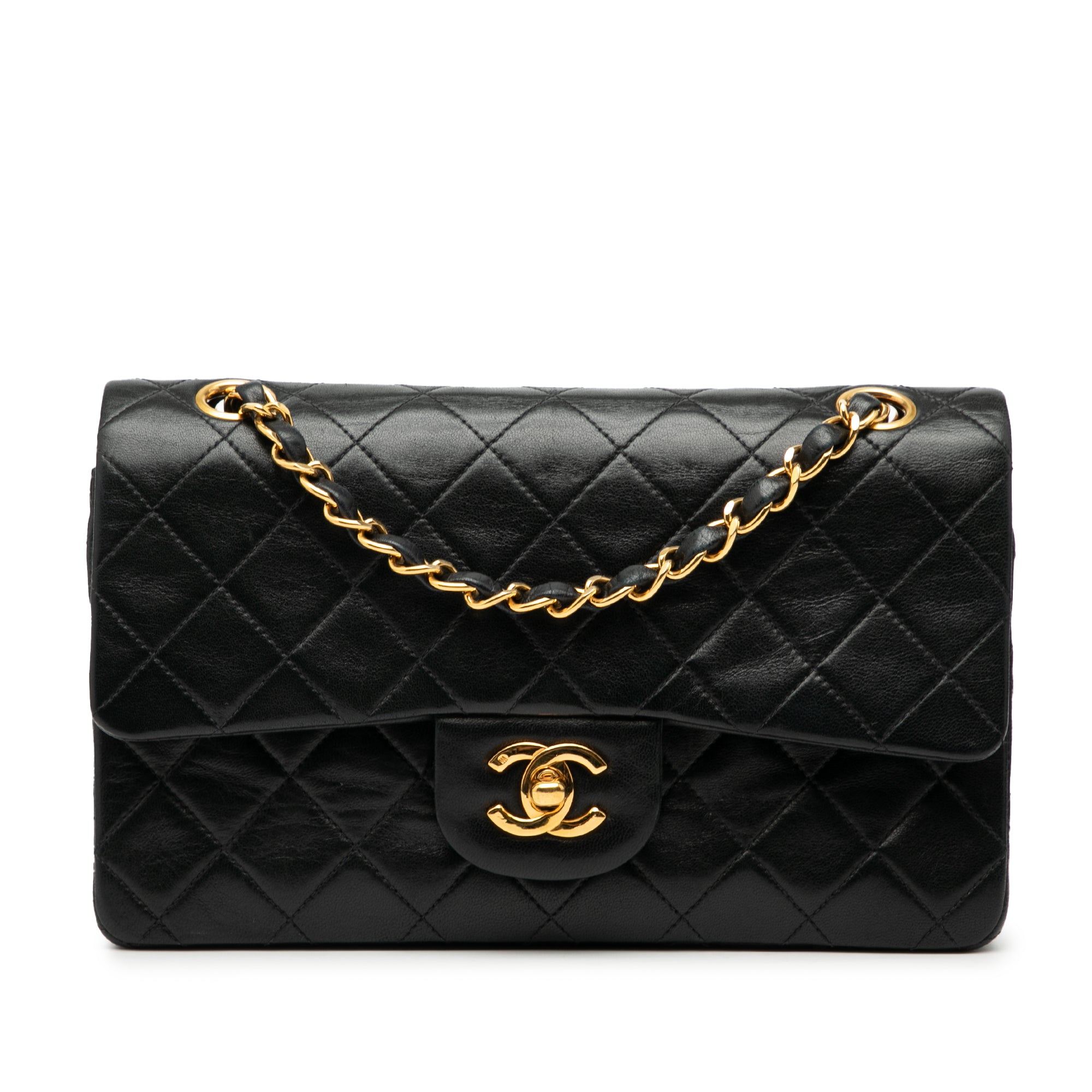 Chanel Small Classic Lambskin Double Flap - image 1