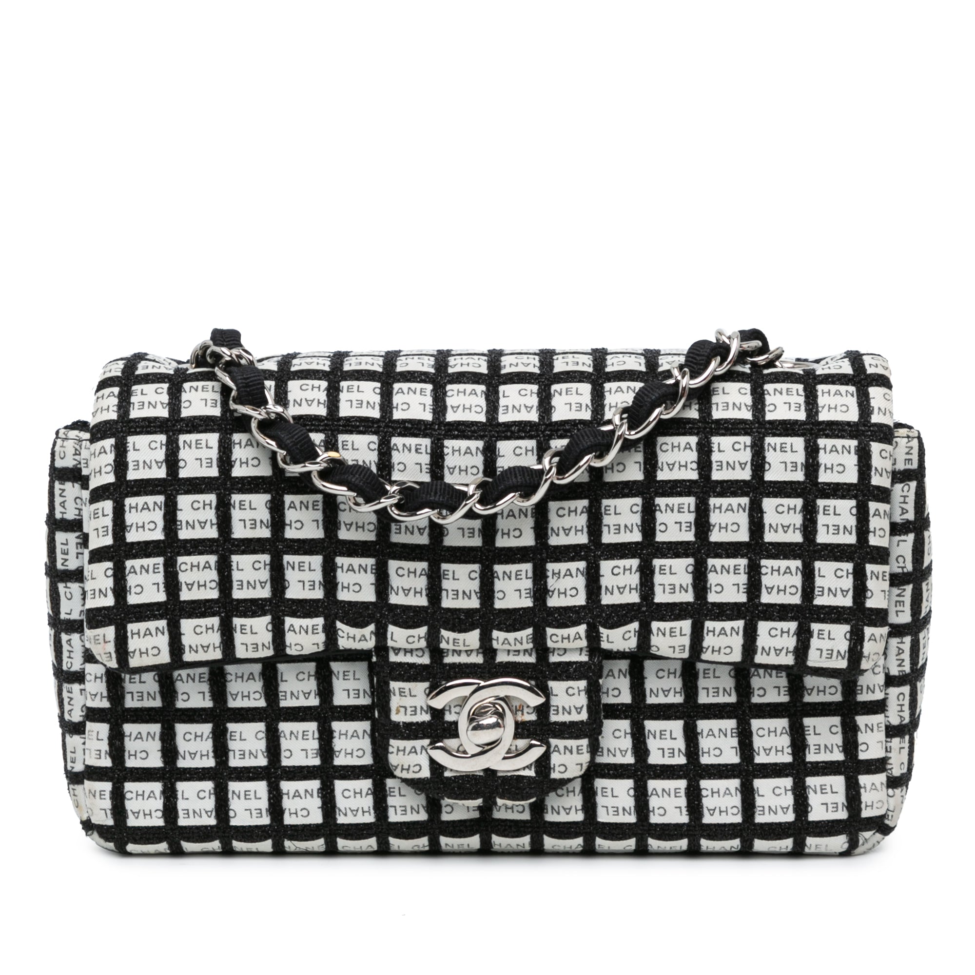 Chanel Mini Rectangular Classic Ribbon Tweed Single Flap - image 1