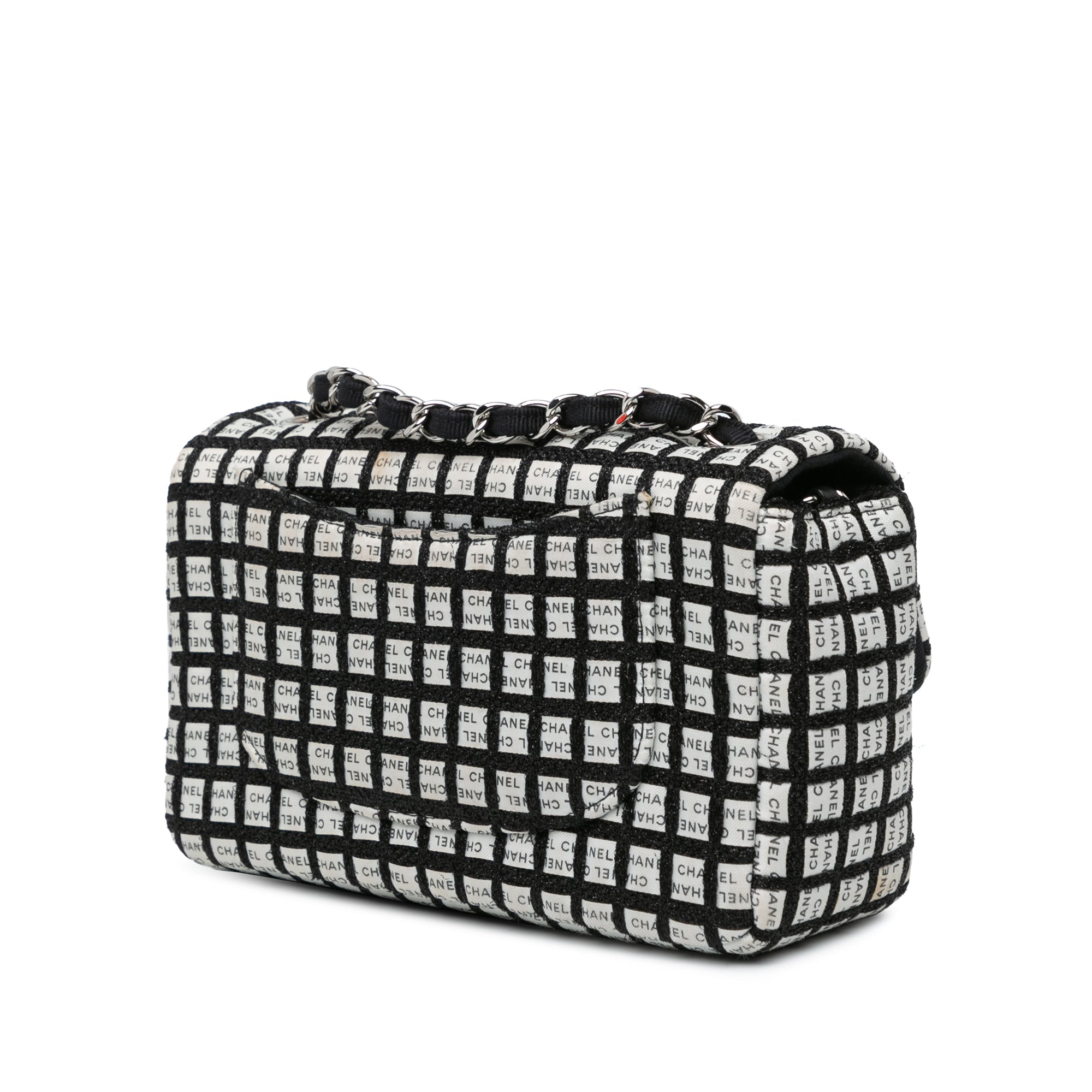 Chanel Mini Rectangular Classic Ribbon Tweed Single Flap - image 2