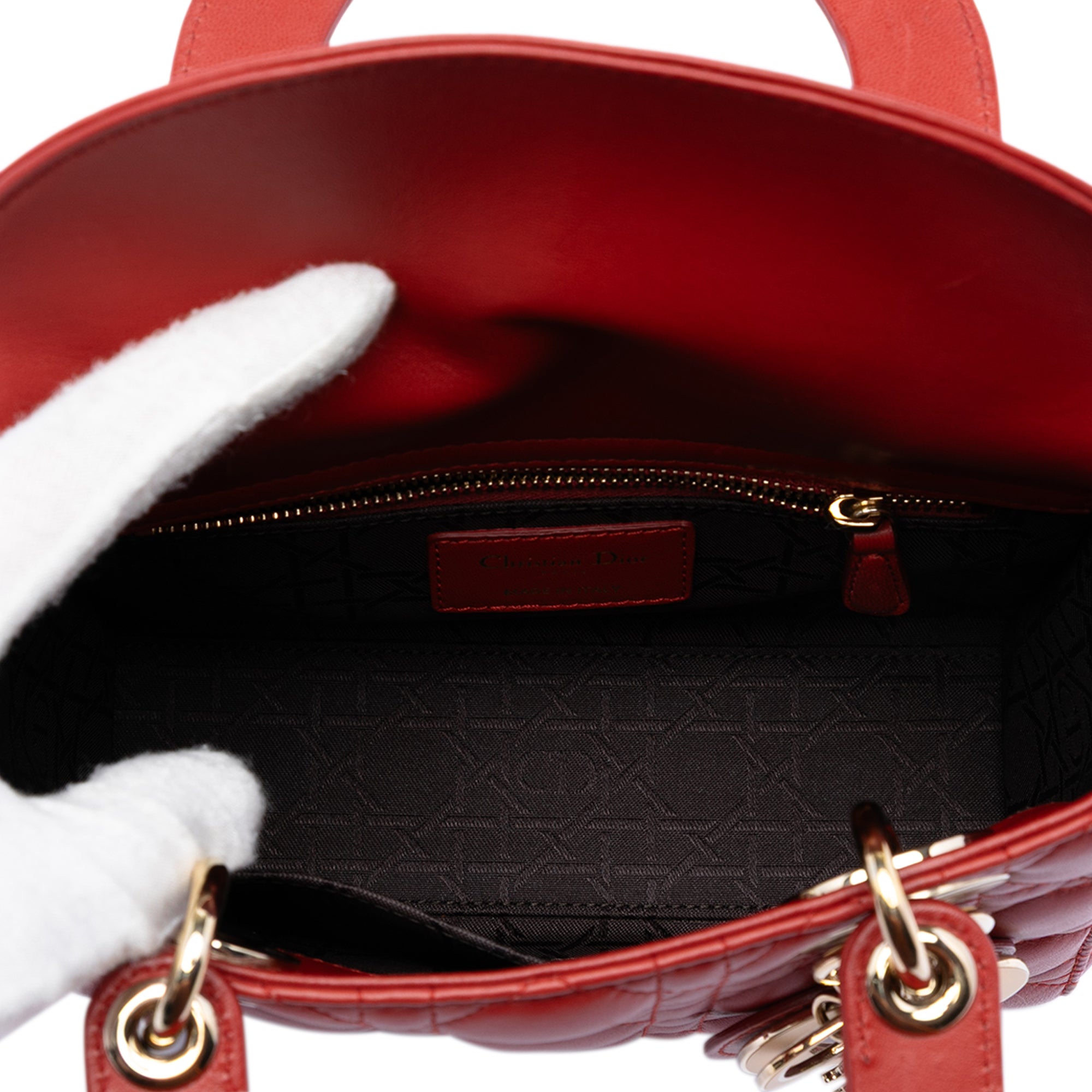 Dior Small Lambskin Cannage My ABCDior Lady Dior - image 4