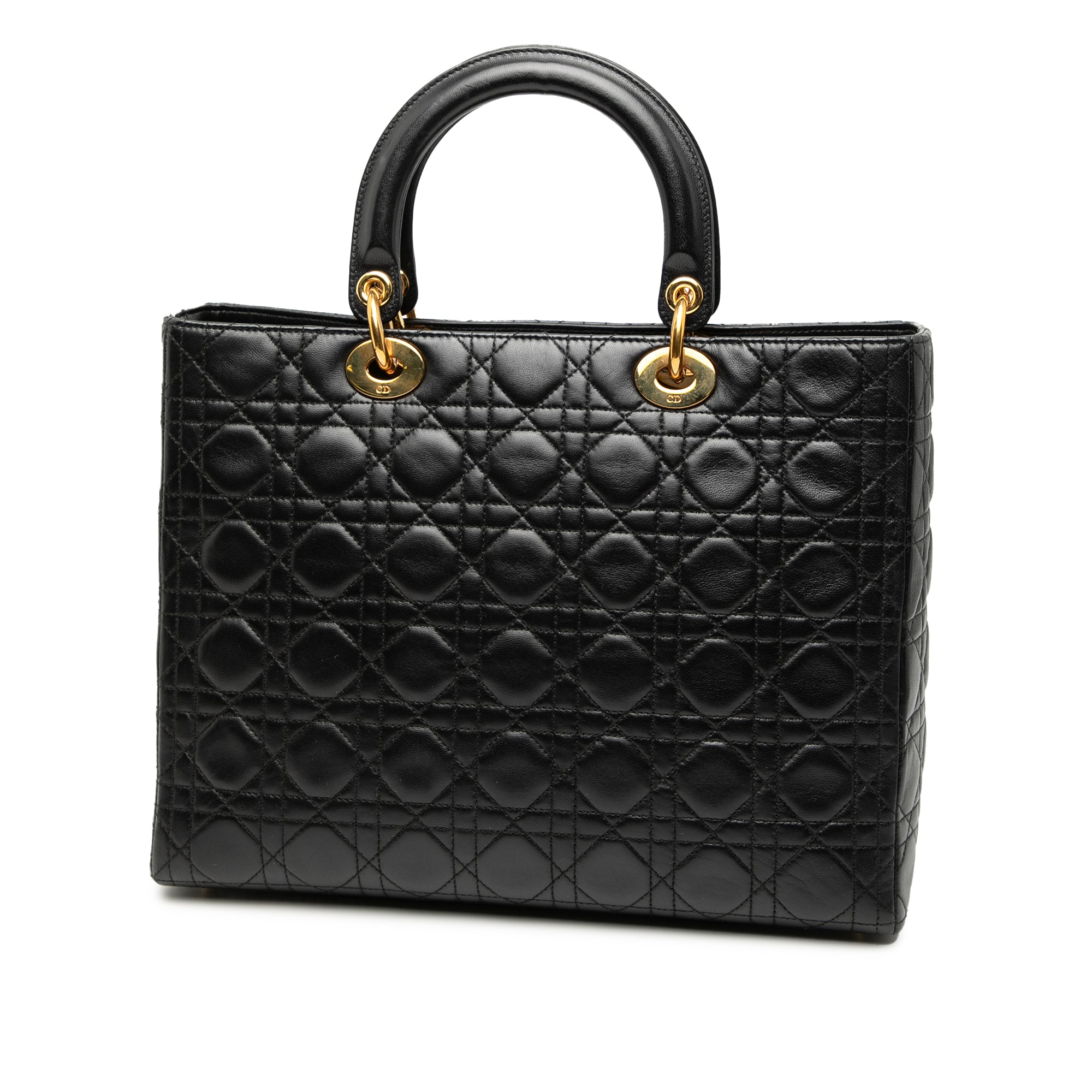 Dior Large Lambskin Cannage Lady Dior - image 2