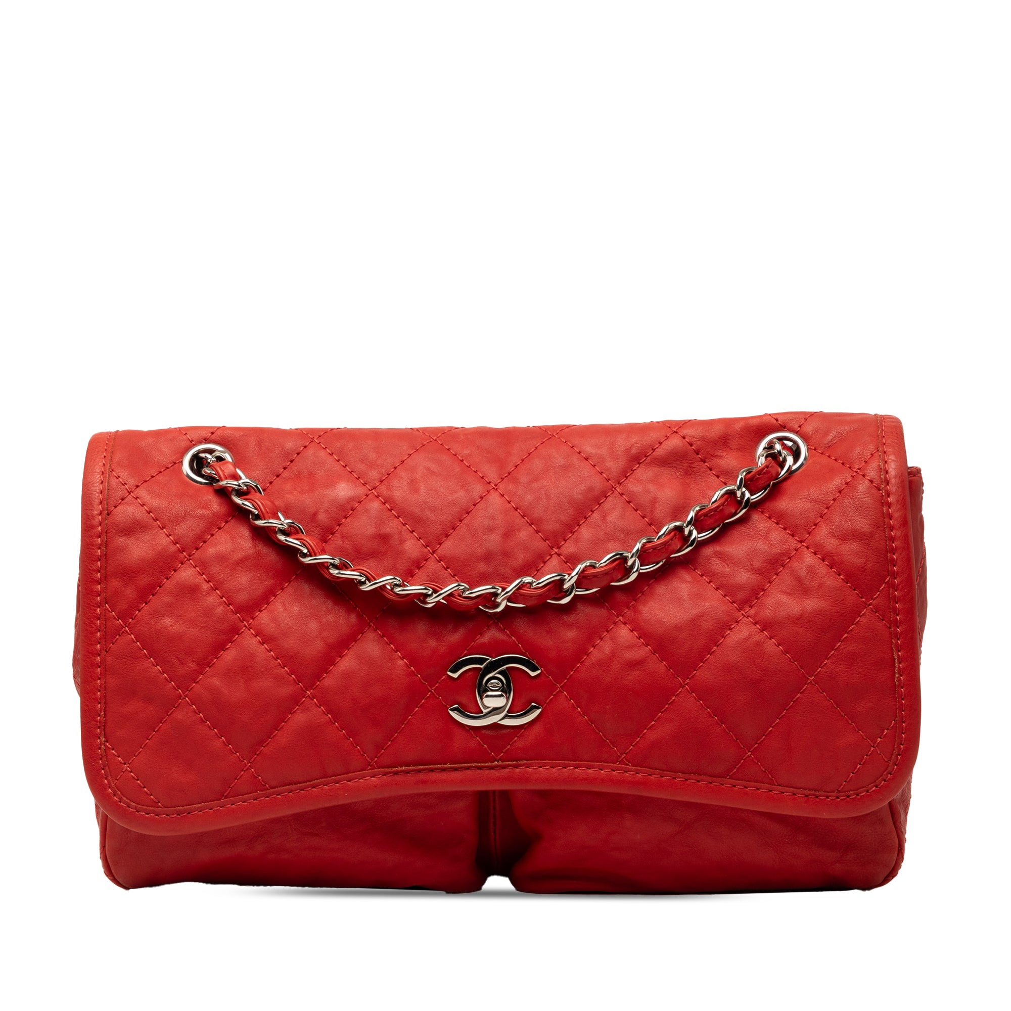 Chanel Medium Grained Calfskin Natural Beauty Flap - image 1