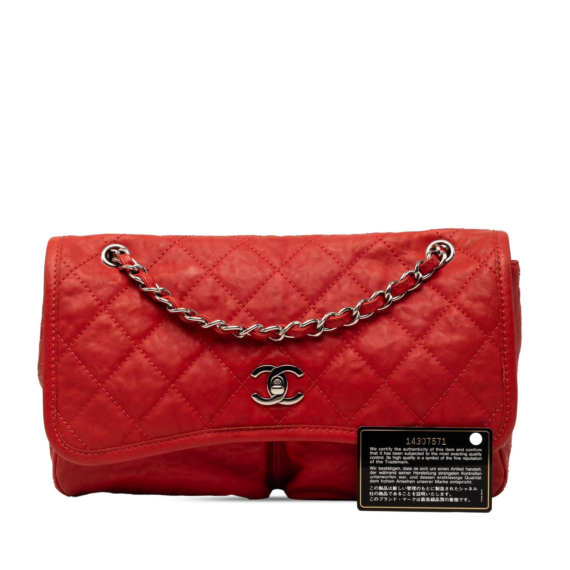 Chanel Medium Grained Calfskin Natural Beauty Flap - image 8