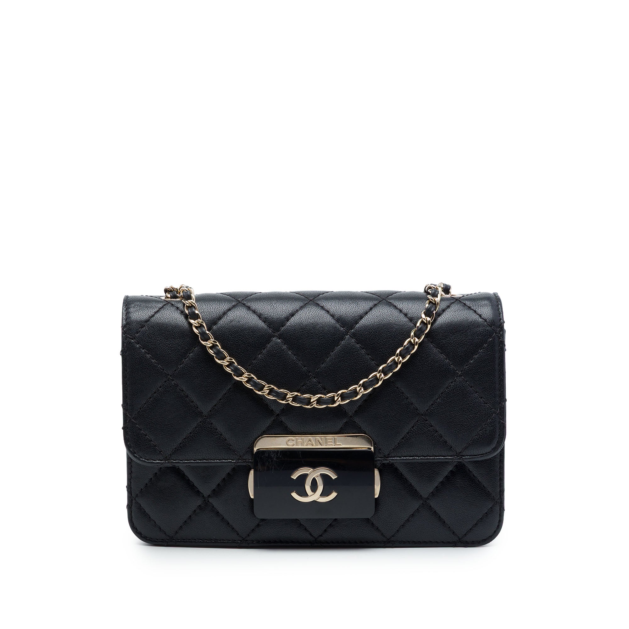 Chanel Mini Sheepskin Beauty Lock Flap - image 1