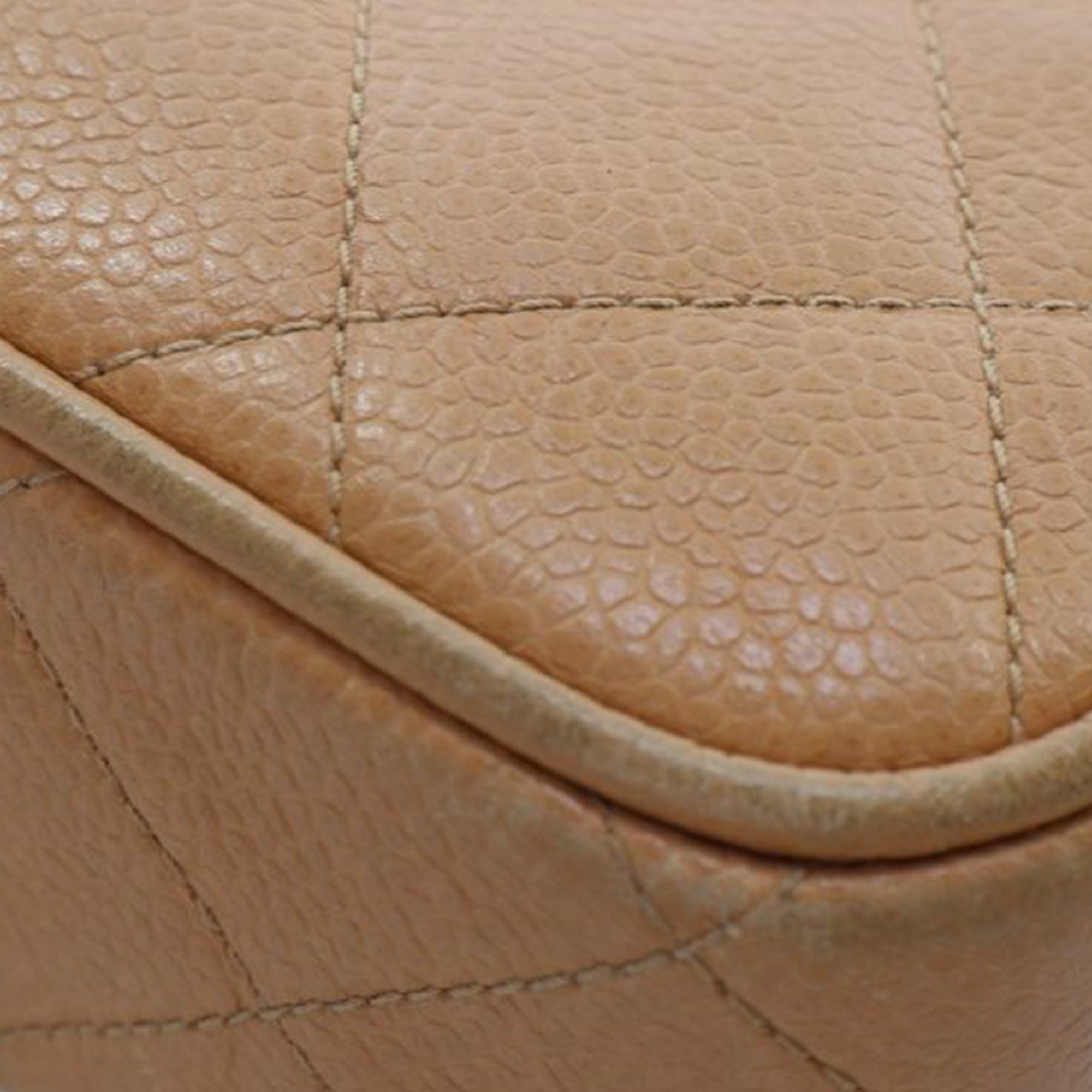 Chanel CC Quilted Caviar Camera Bag - image 12