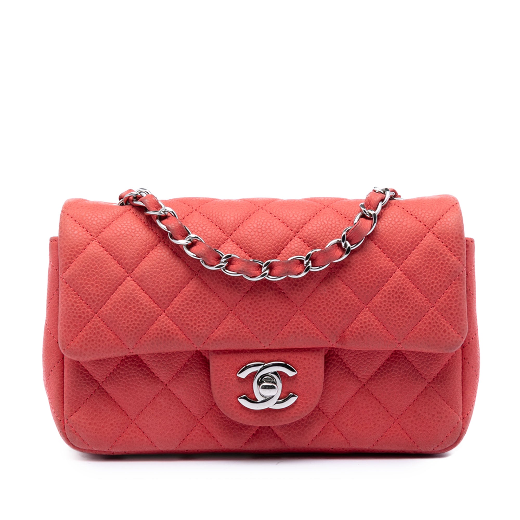 Chanel Mini Rectangular Classic Caviar Single Flap - image 1