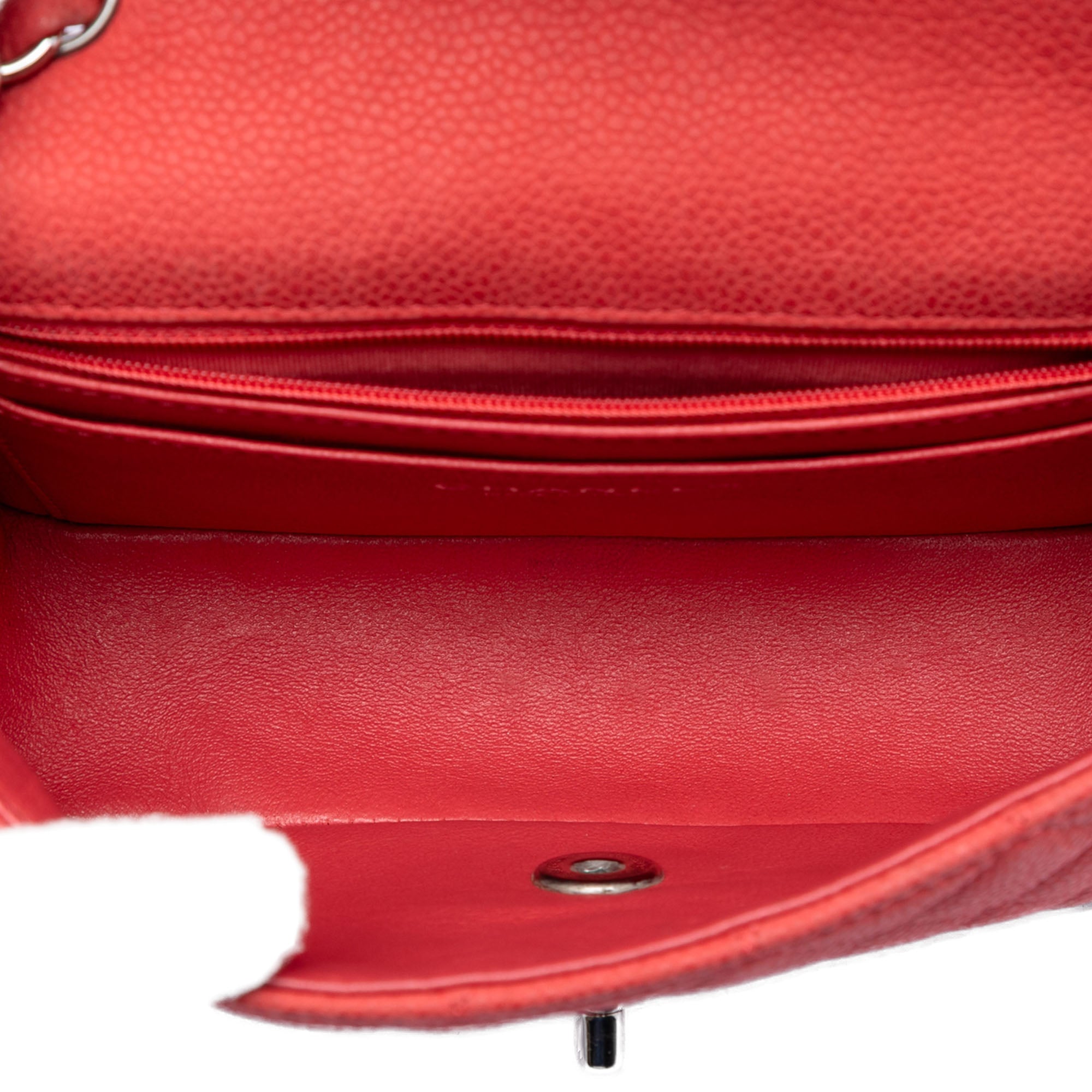 Chanel Mini Rectangular Classic Caviar Single Flap - image 4