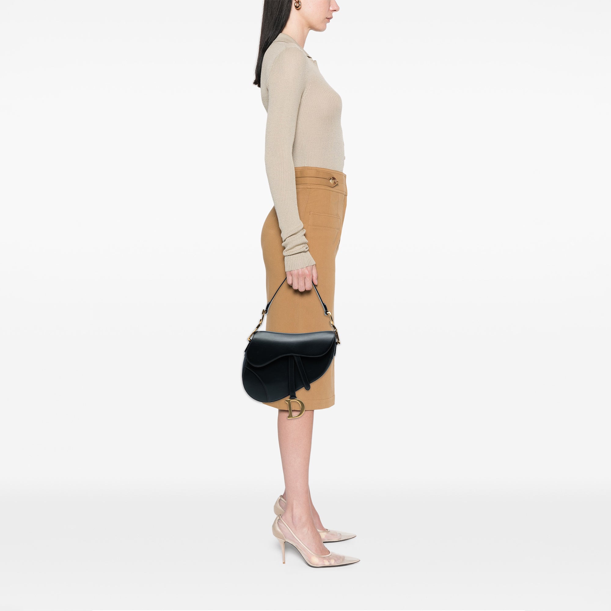 Dior Smooth Calfskin Saddle Bag - image 7