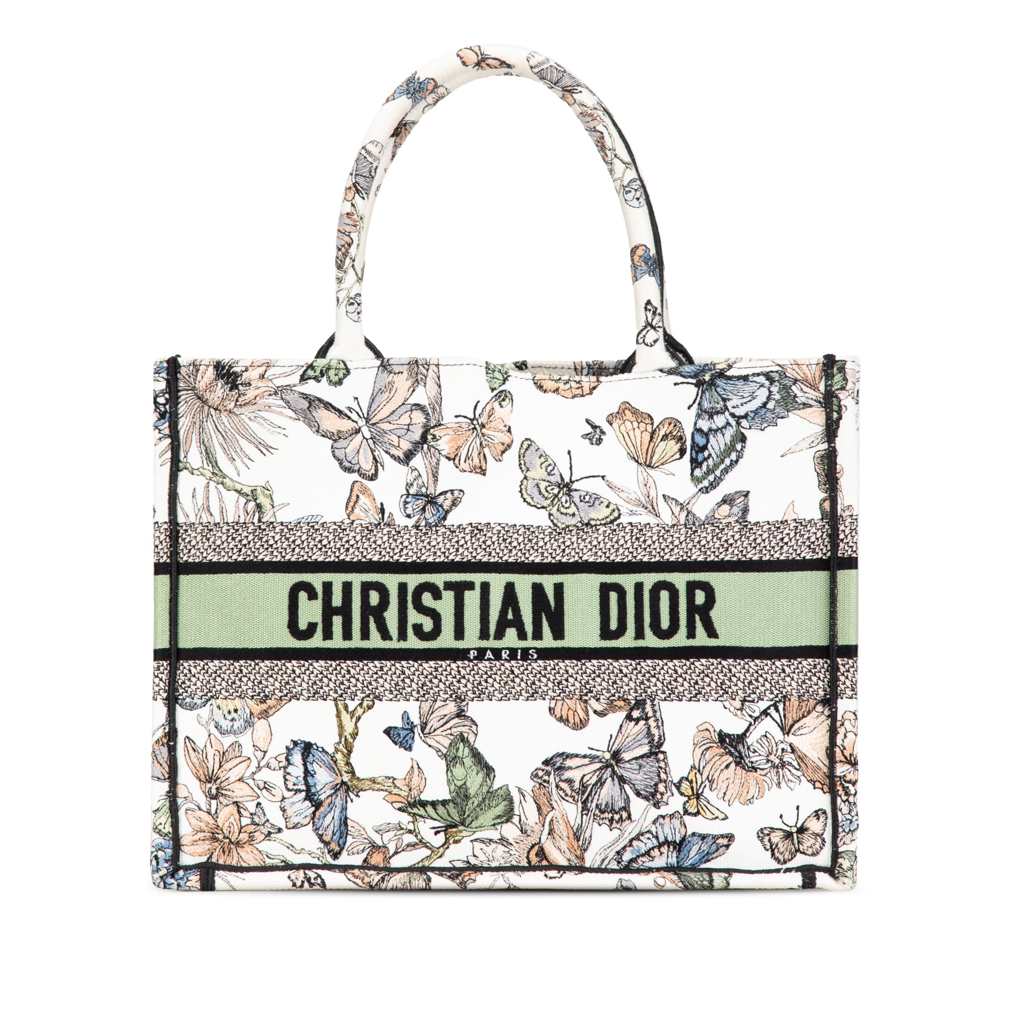 Dior Medium Embroidered Toile de Jouy Mexico Book Tote - image 1