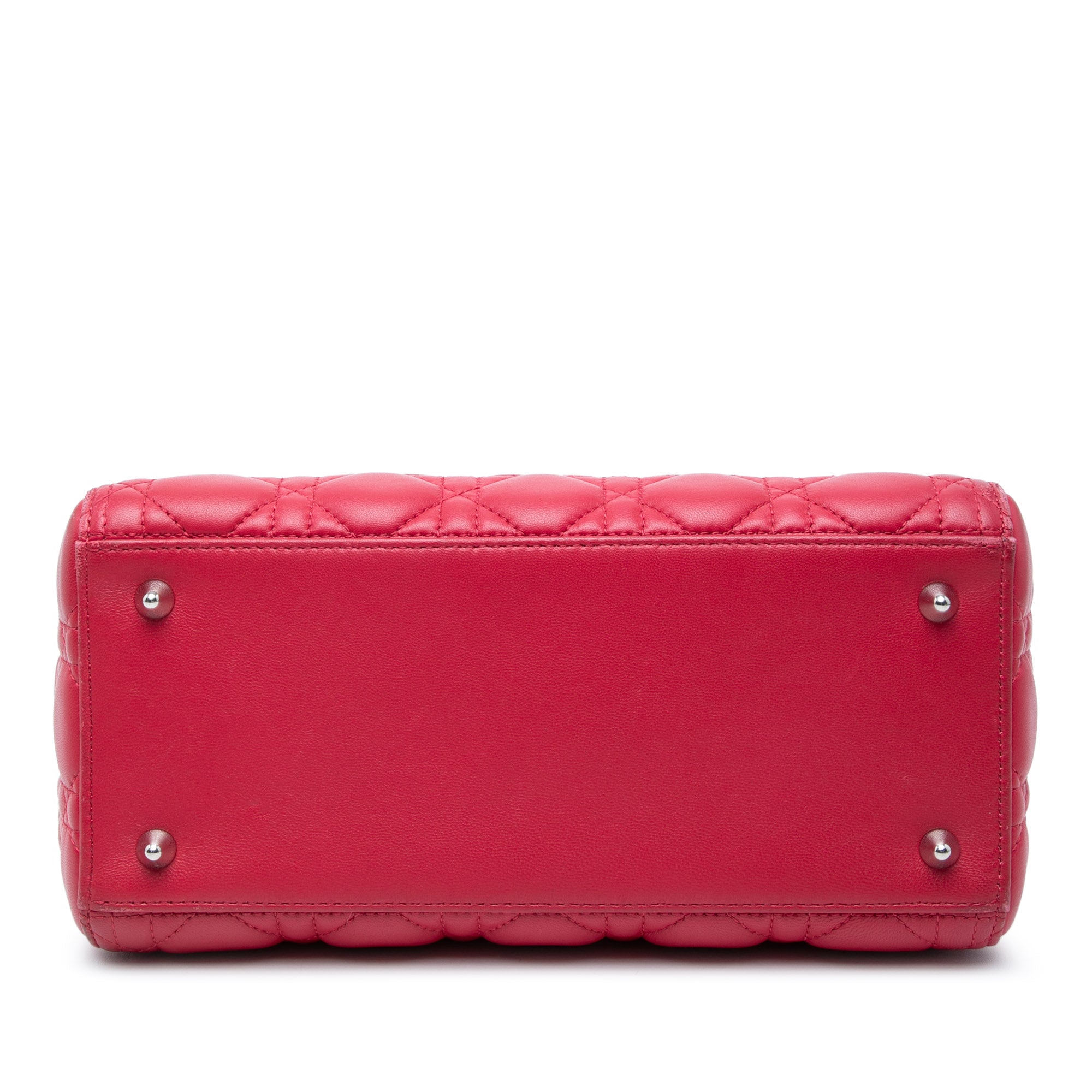 Dior Medium Lambskin Cannage Lady Dior - image 3