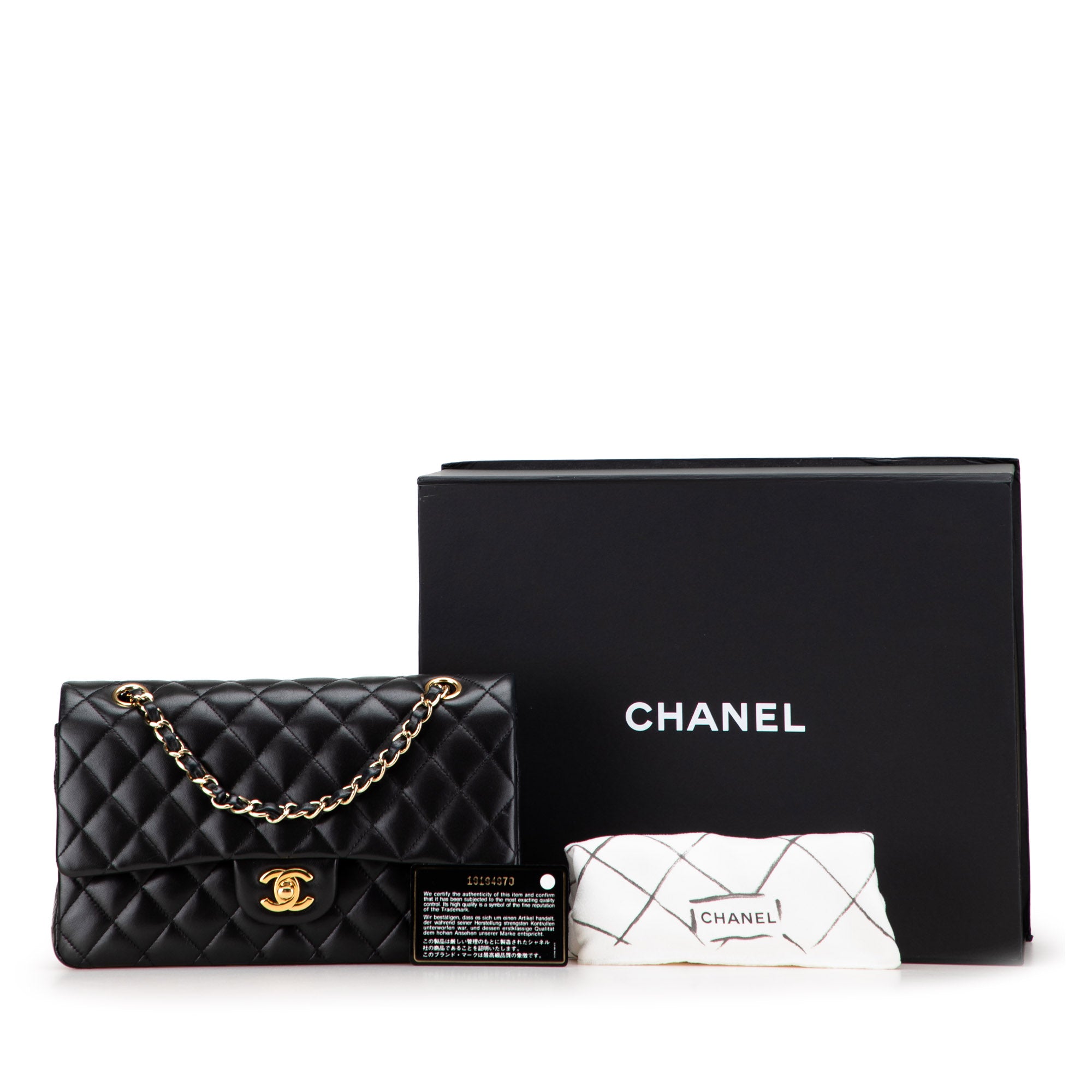 Chanel Medium Classic Lambskin Double Flap - image 10