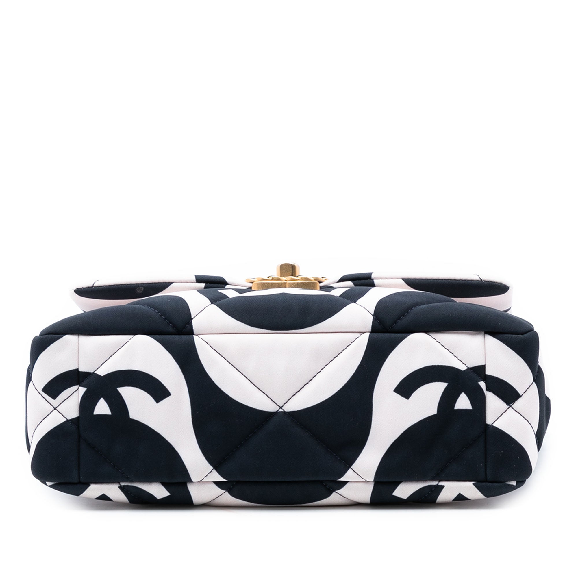 Chanel Medium Printed Silk 19 Flap - image 3