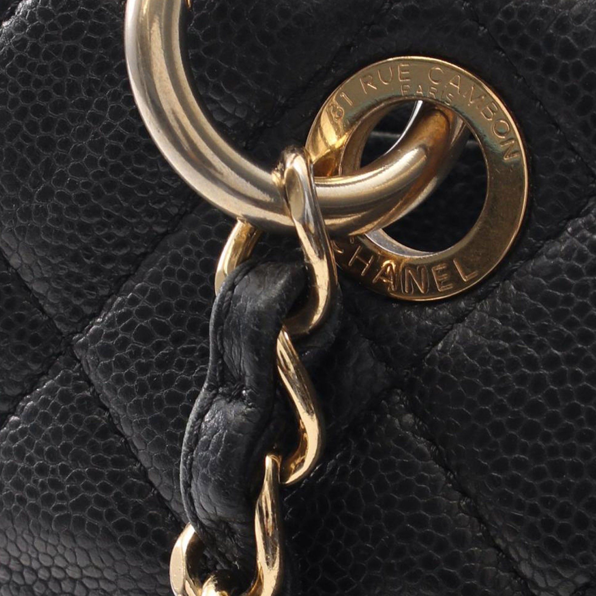 Chanel Caviar Grand Shopping Tote - image 7