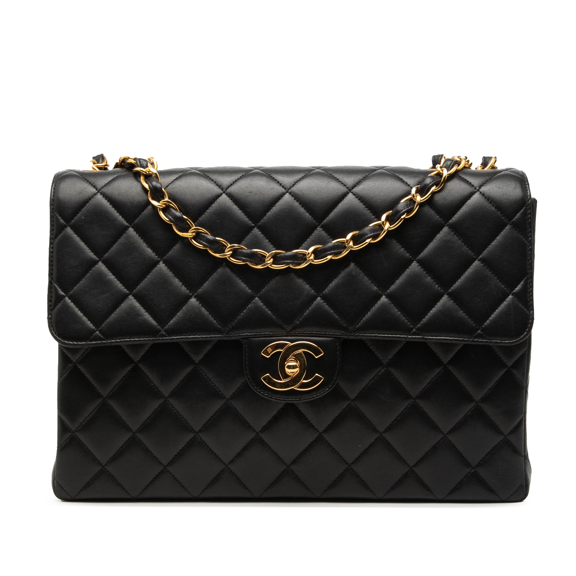 Chanel Jumbo Classic Lambskin Single Flap - image 1