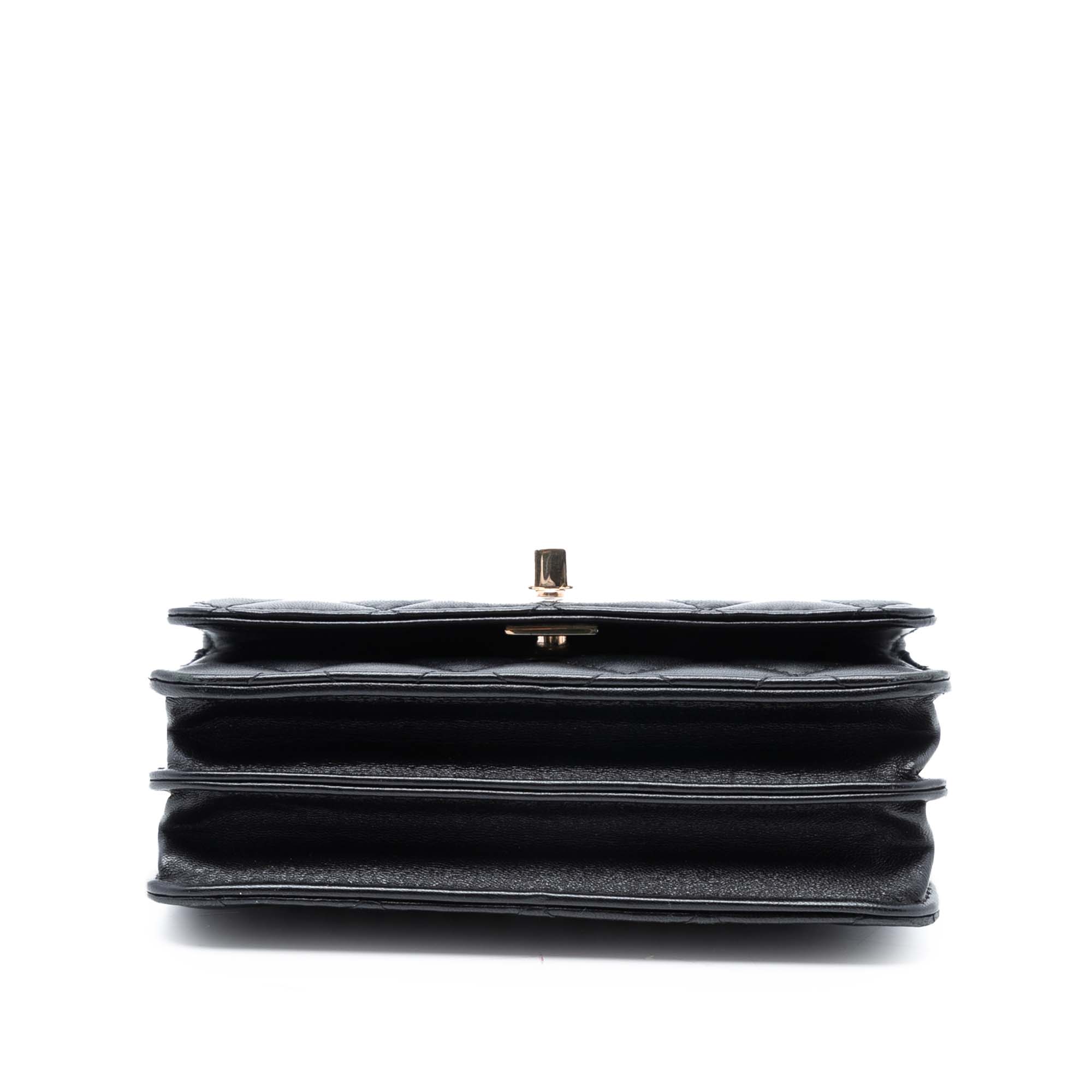 Chanel Mini Lambskin Trendy CC Wallet On Chain - image 3