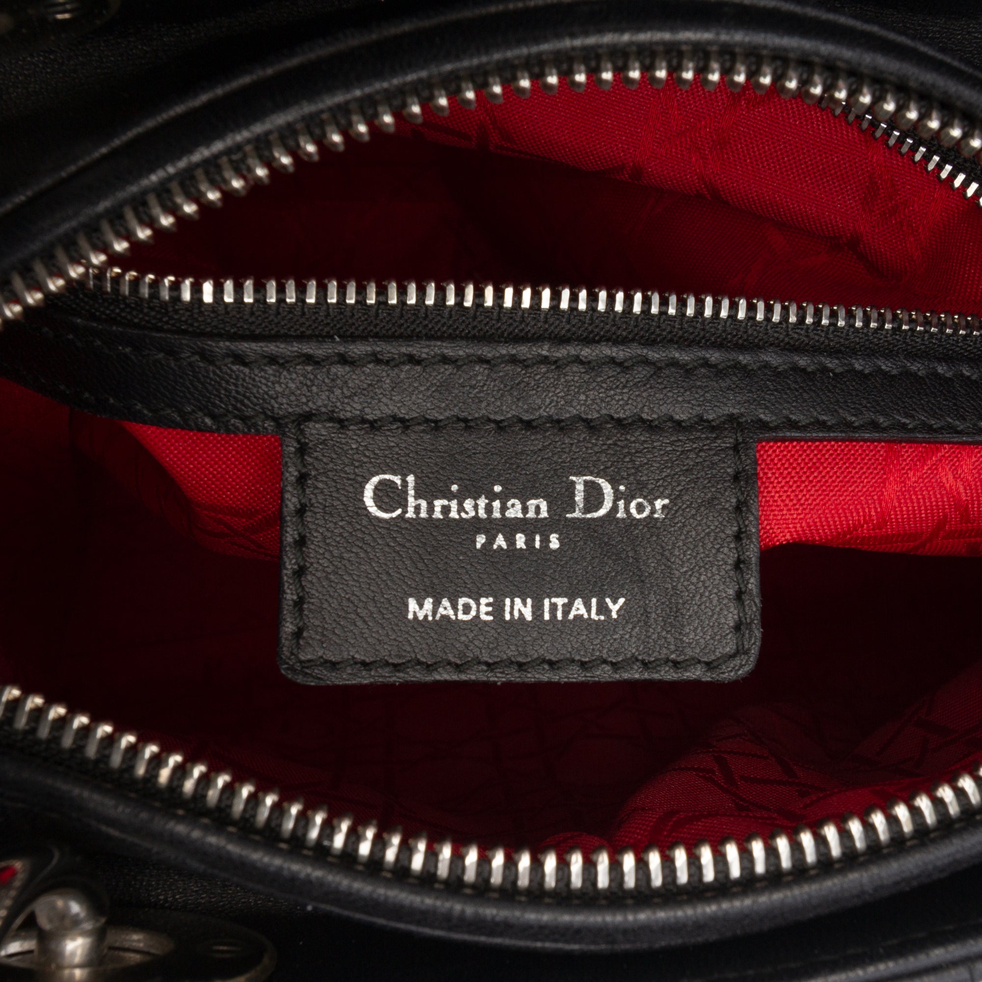 Dior Medium Lambskin Cannage Lady Dior - image 5