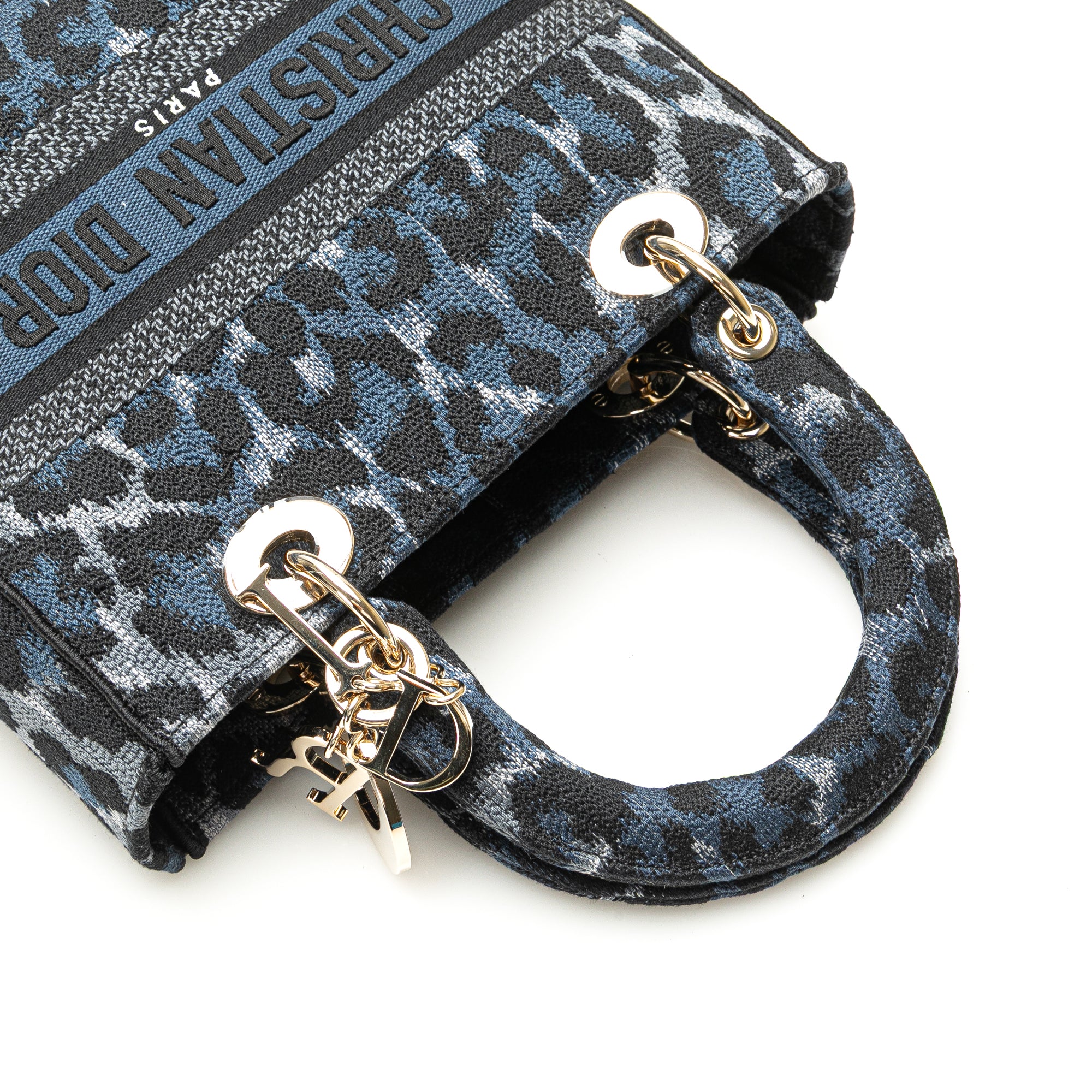 Dior Mizza Medium Embroidered Canvas Leopard Lady D Lite - image 12