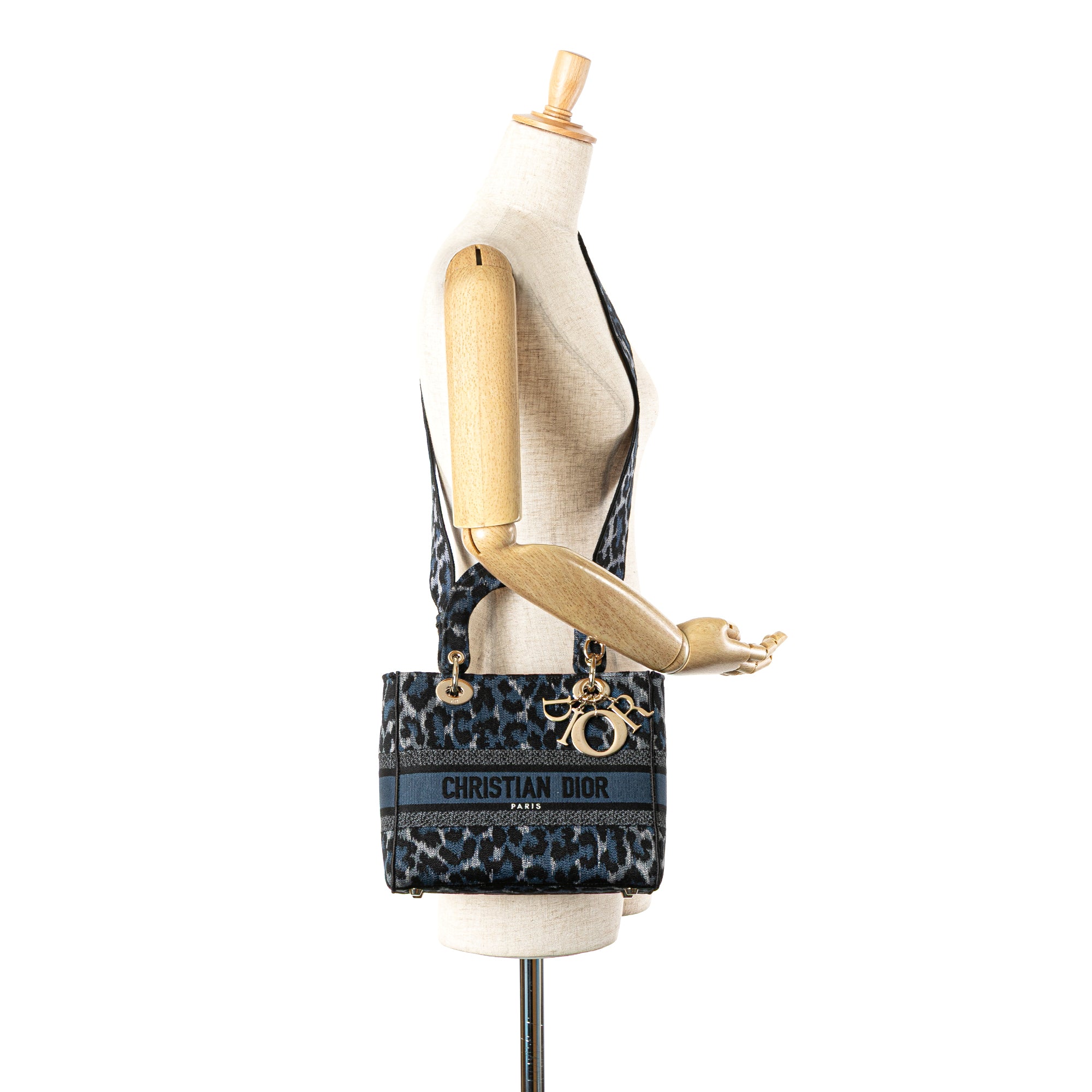 Dior Mizza Medium Embroidered Canvas Leopard Lady D Lite - image 13