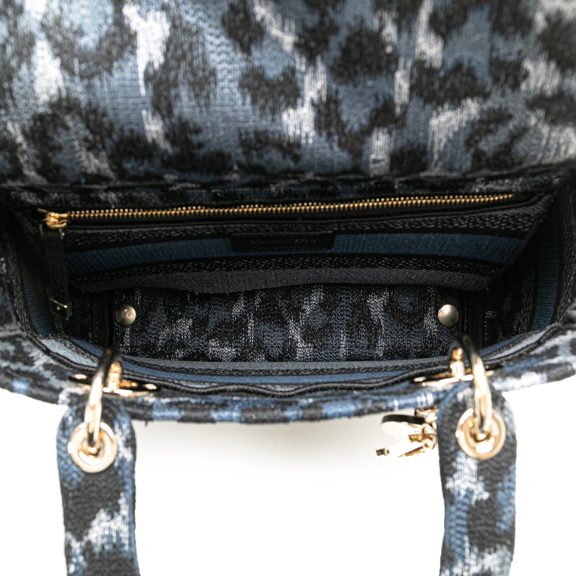 Dior Mizza Medium Embroidered Canvas Leopard Lady D Lite - image 4