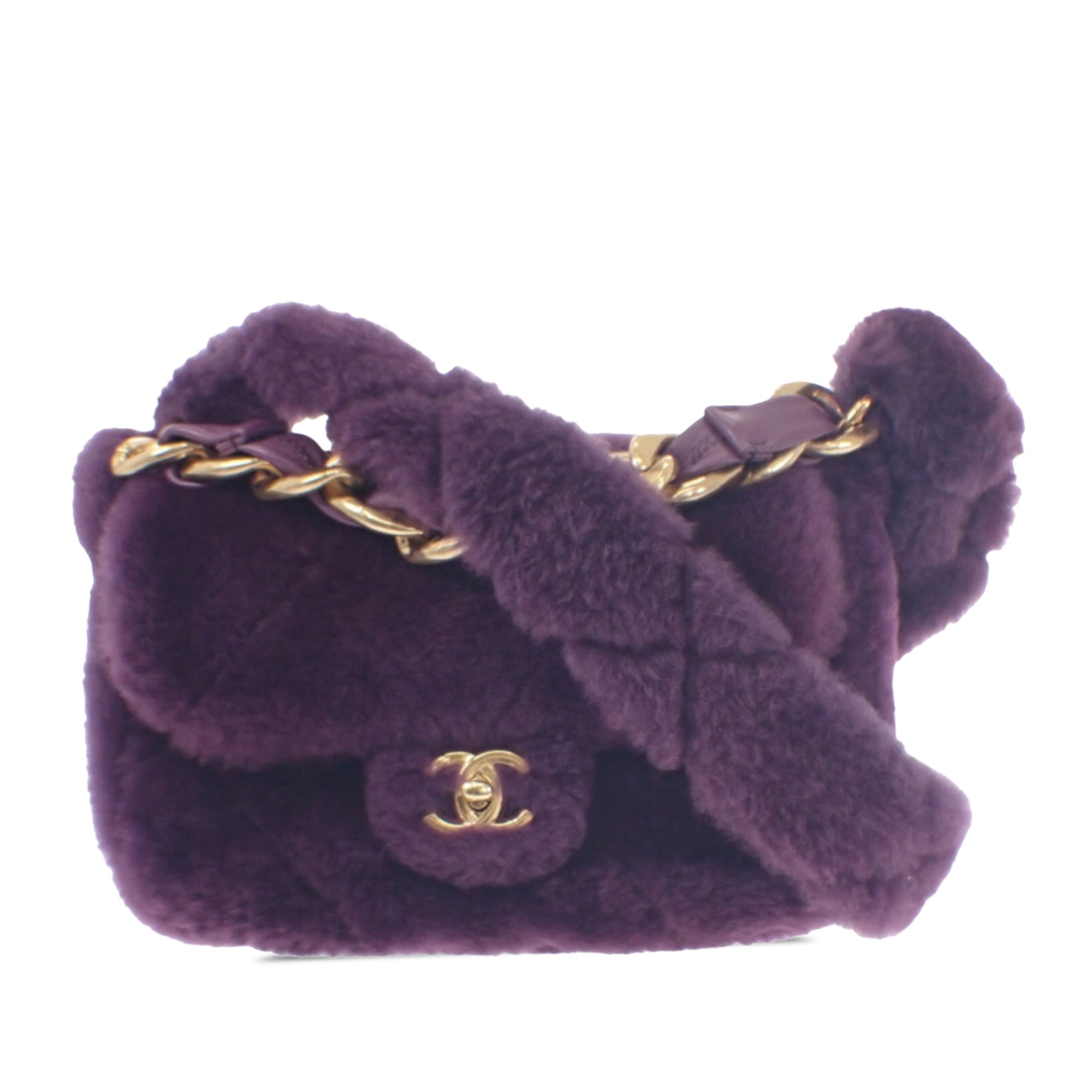 Chanel Quilted Shearling Coconing Single Flap - image 1
