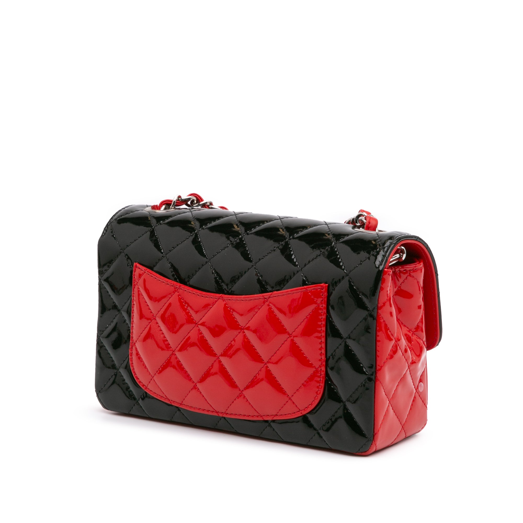 Chanel Mini Rectangular Bicolor Patent Single Flap - image 2