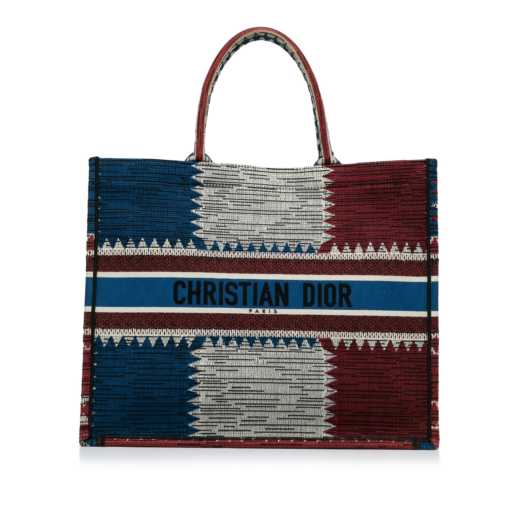Dior Large French Flag Book Tote - image 1