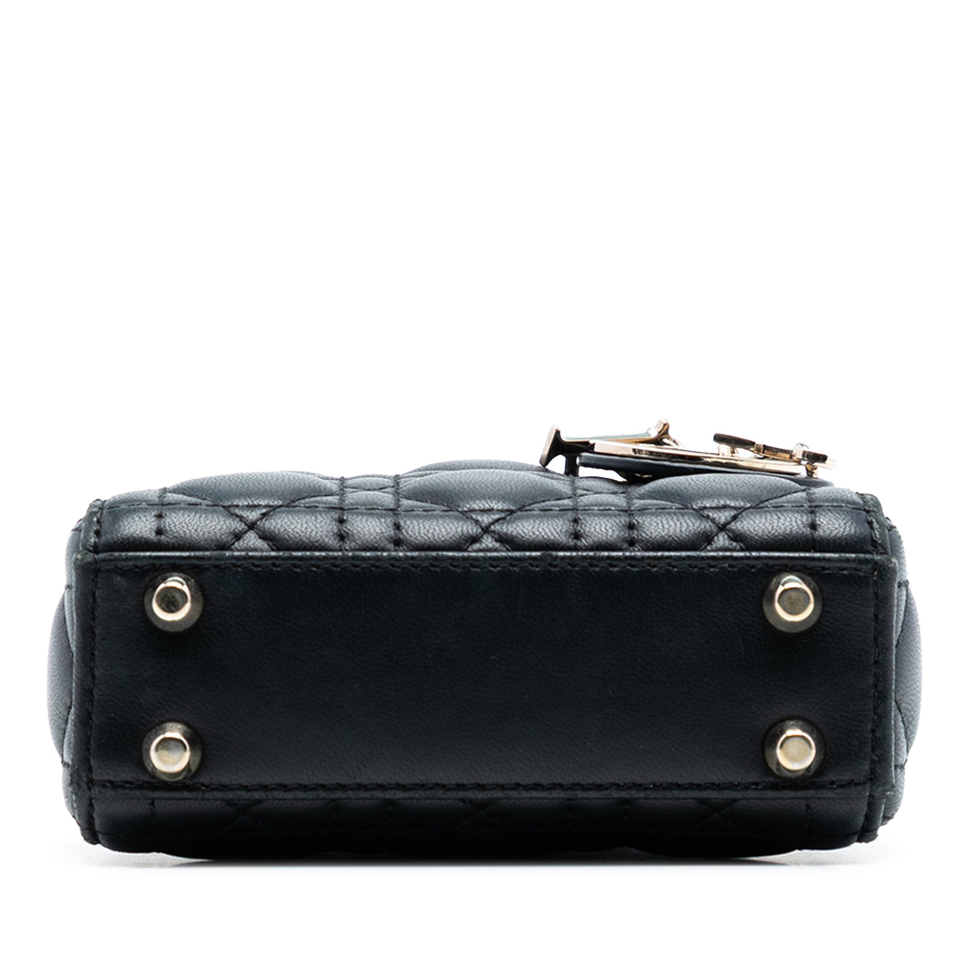 Dior Micro Lambskin Cannage Lady Dior - image 3