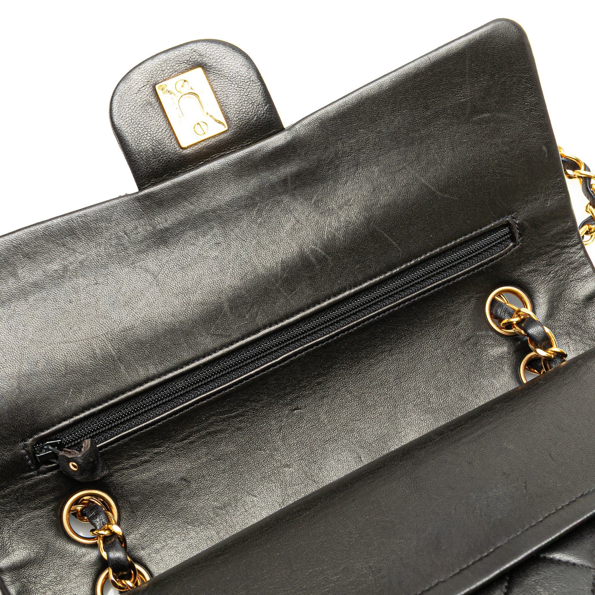 Chanel Medium Classic Lambskin Double Flap - image 10
