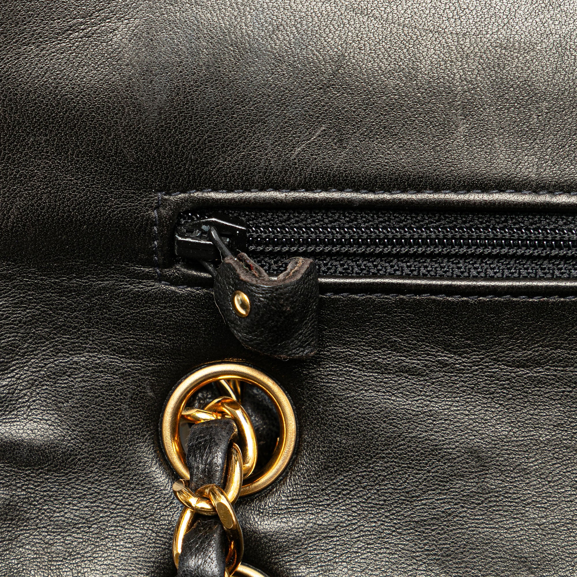 Chanel Medium Classic Lambskin Double Flap - image 13