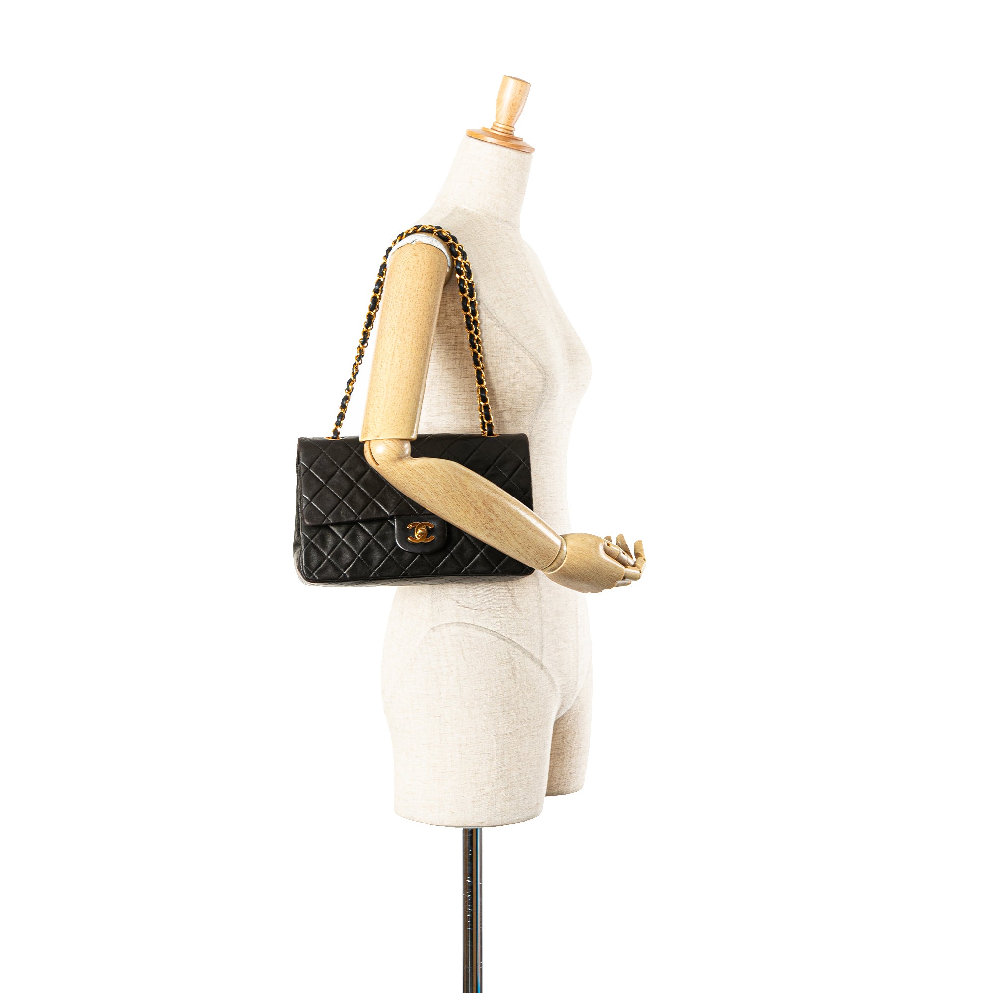 Chanel Medium Classic Lambskin Double Flap - image 15