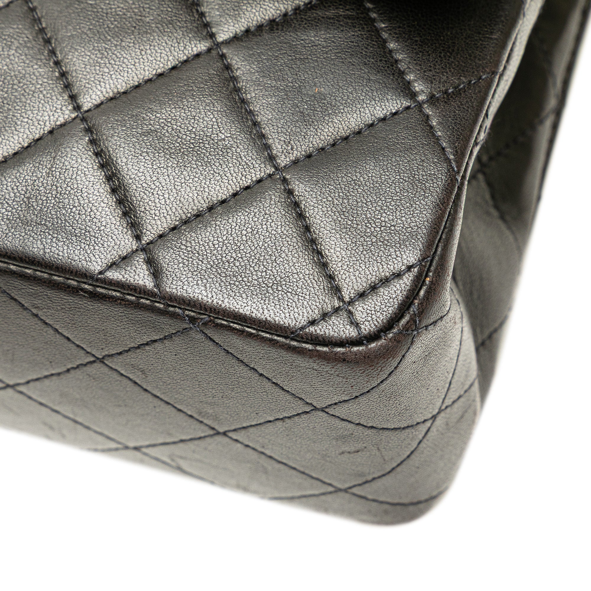 Chanel Medium Classic Lambskin Double Flap - image 9