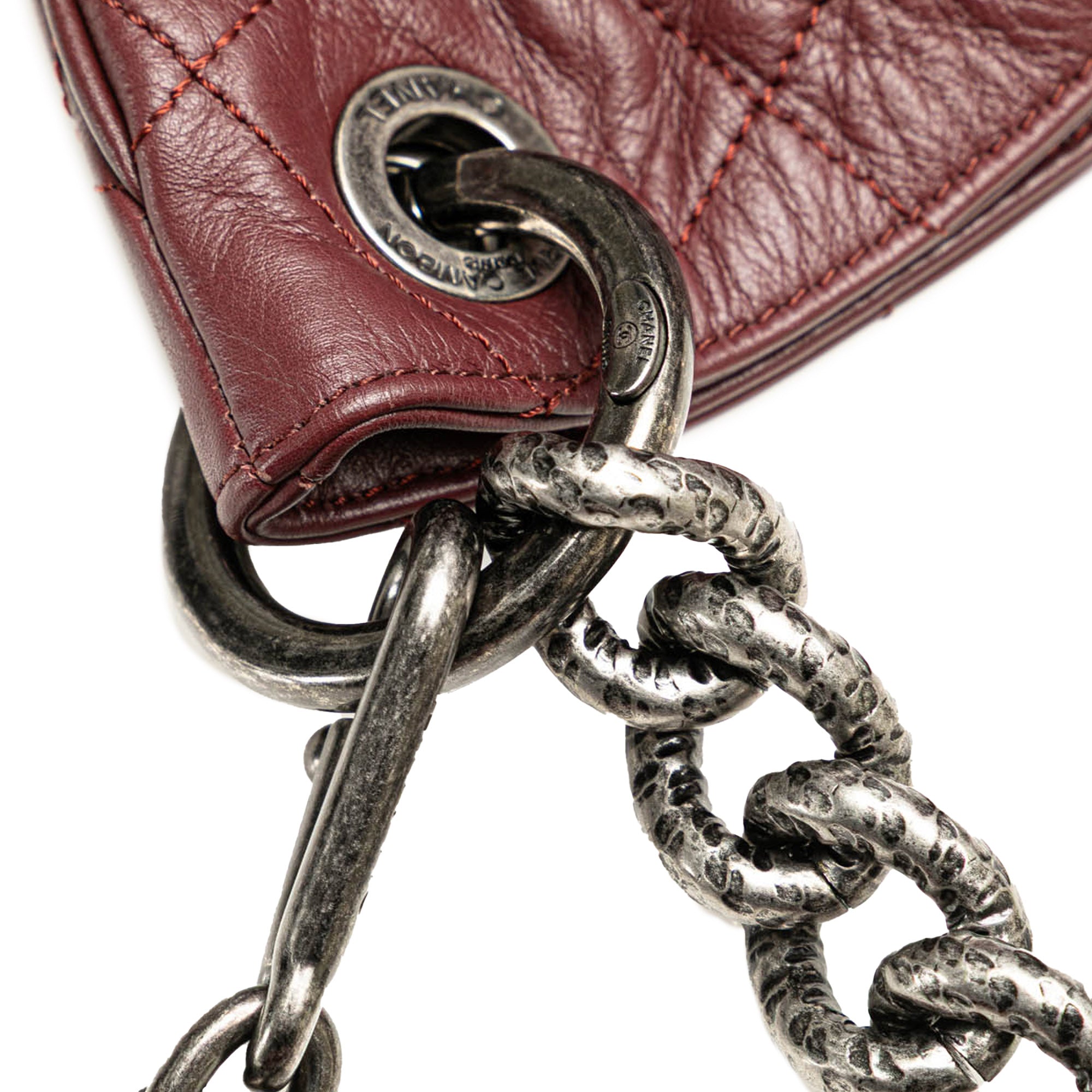 Chanel Quilted Calfskin Coco Pleats Hobo - image 10
