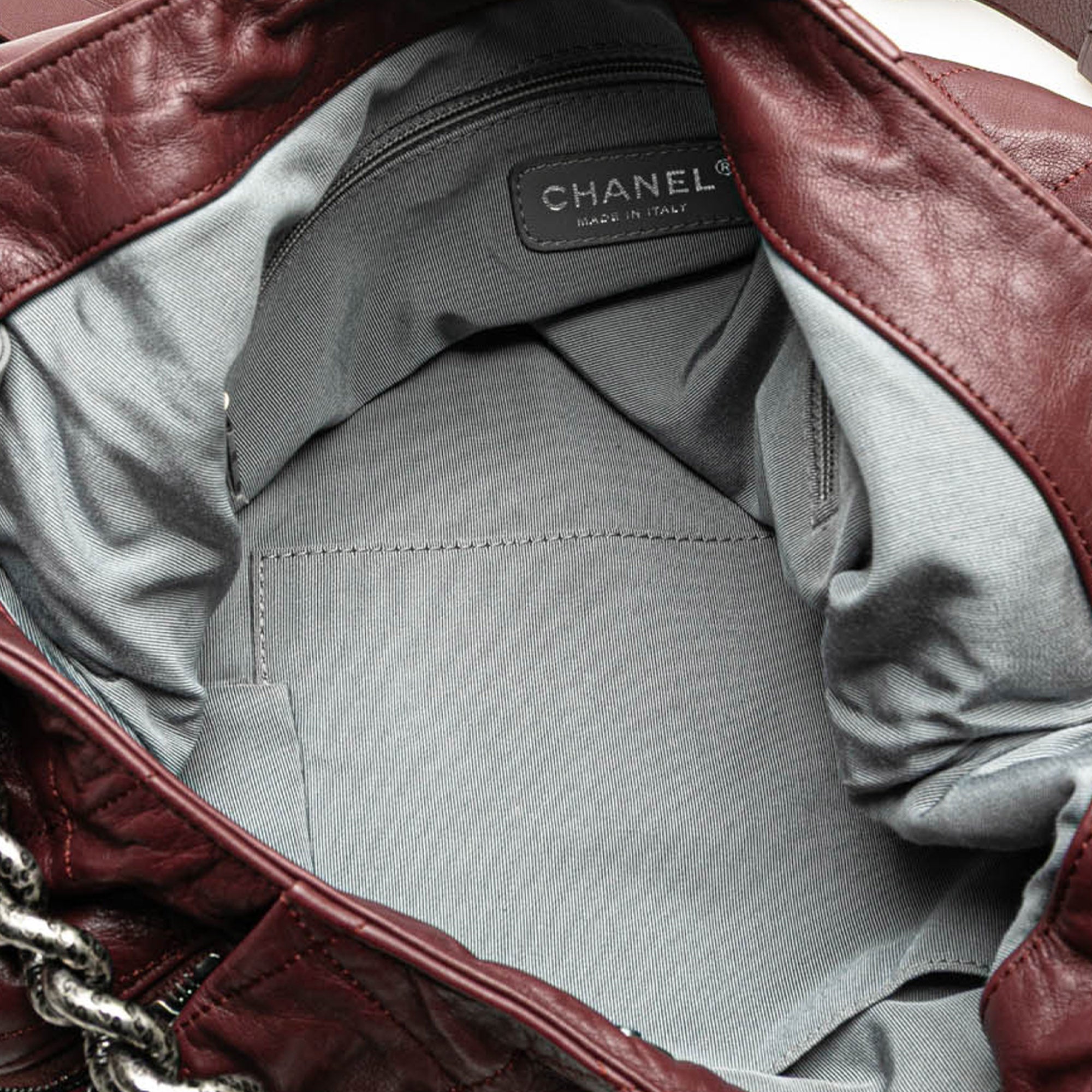 Chanel Quilted Calfskin Coco Pleats Hobo - image 4
