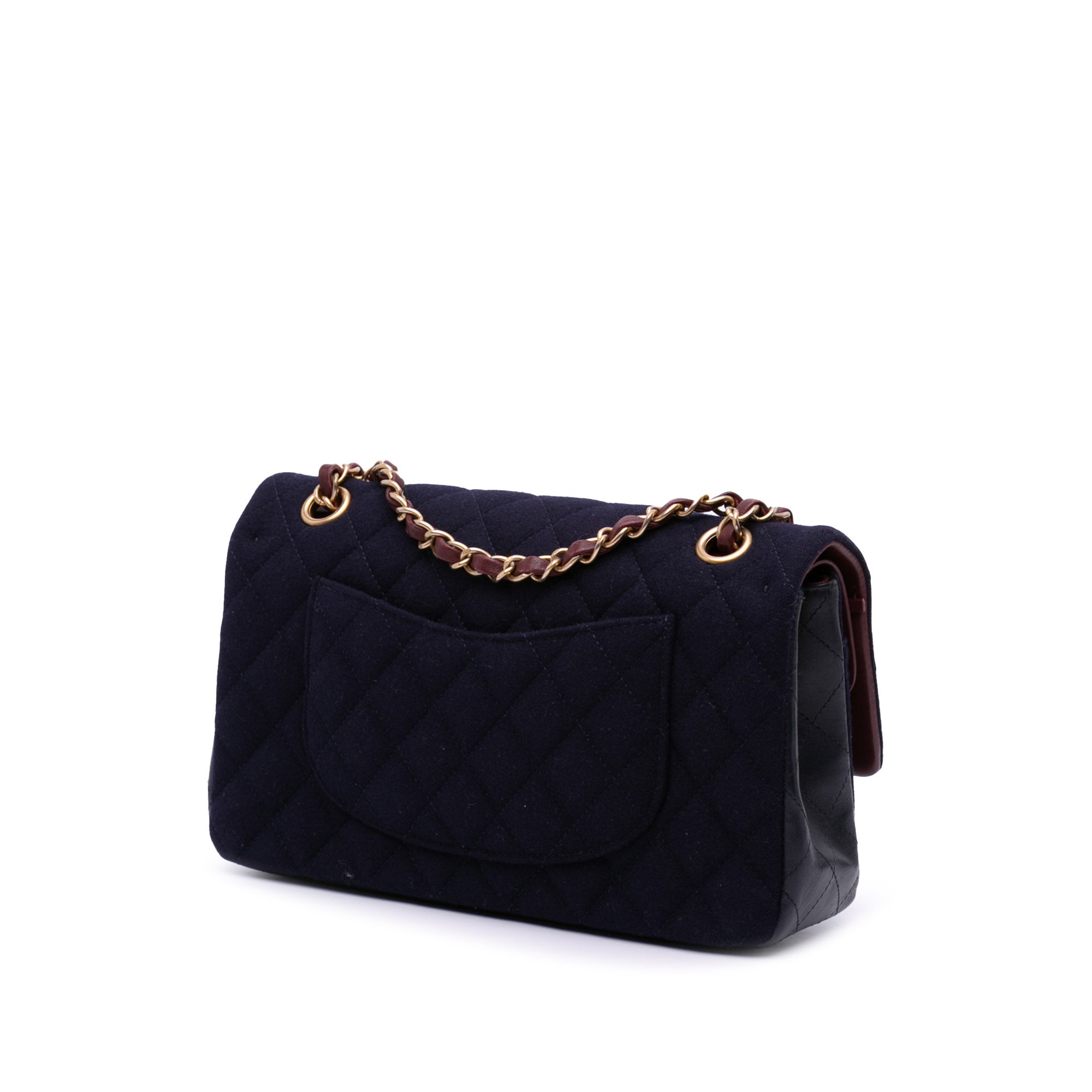 Chanel Paris Hamburg Medium Classic Jersey Coco Sailor Charms Double Flap - image 2