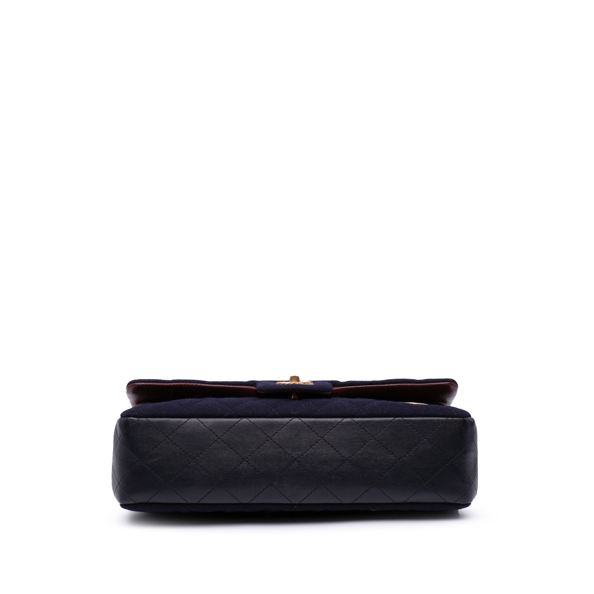 Chanel Paris Hamburg Medium Classic Jersey Coco Sailor Charms Double Flap - image 3
