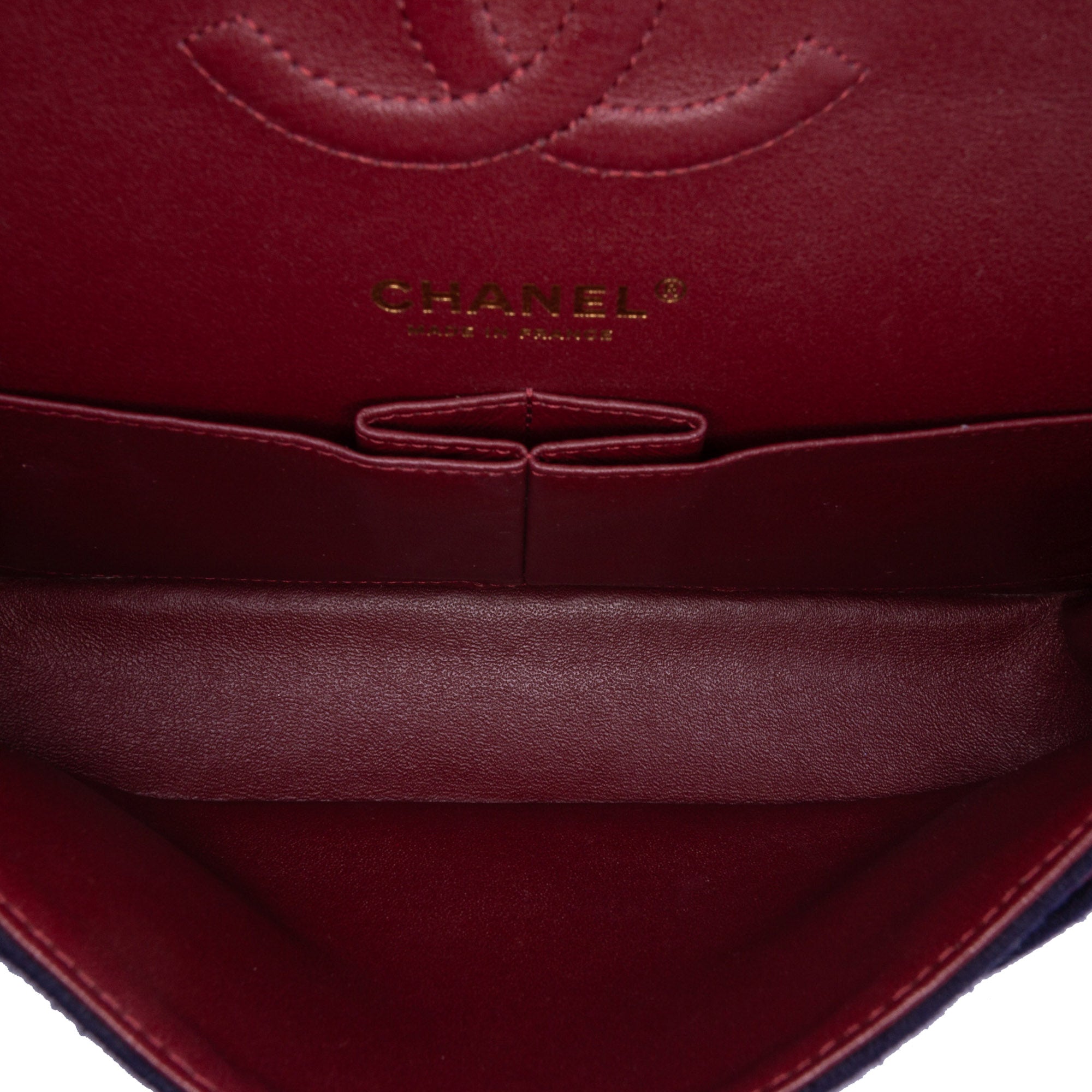 Chanel Paris Hamburg Medium Classic Jersey Coco Sailor Charms Double Flap - image 4