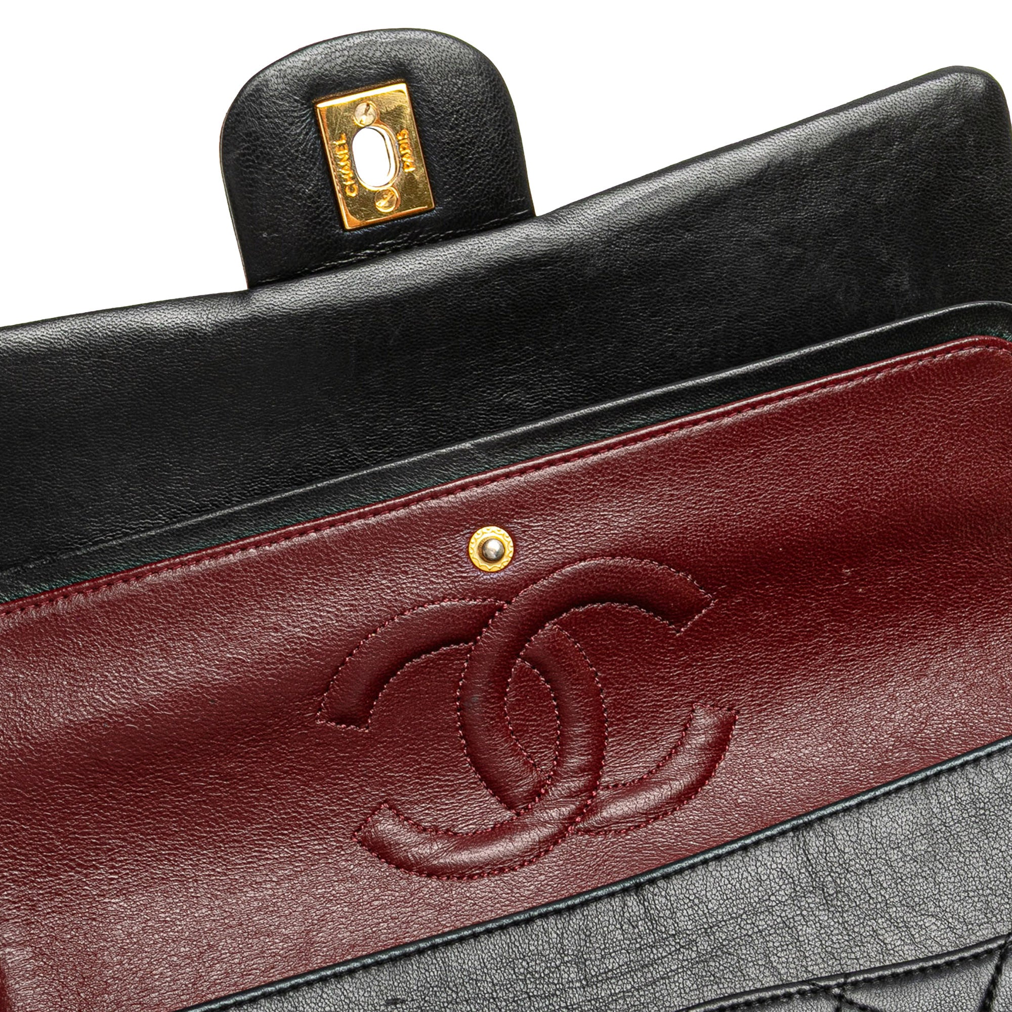 Chanel Medium Classic Lambskin Double Flap - image 8