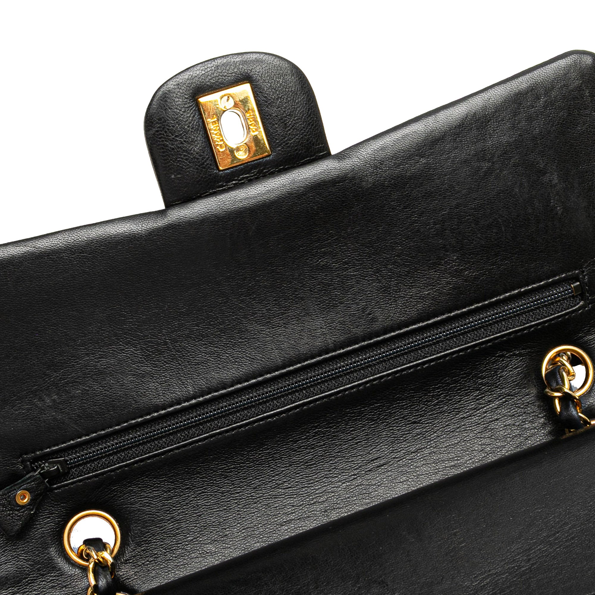 Chanel Medium Classic Lambskin Double Flap - image 9