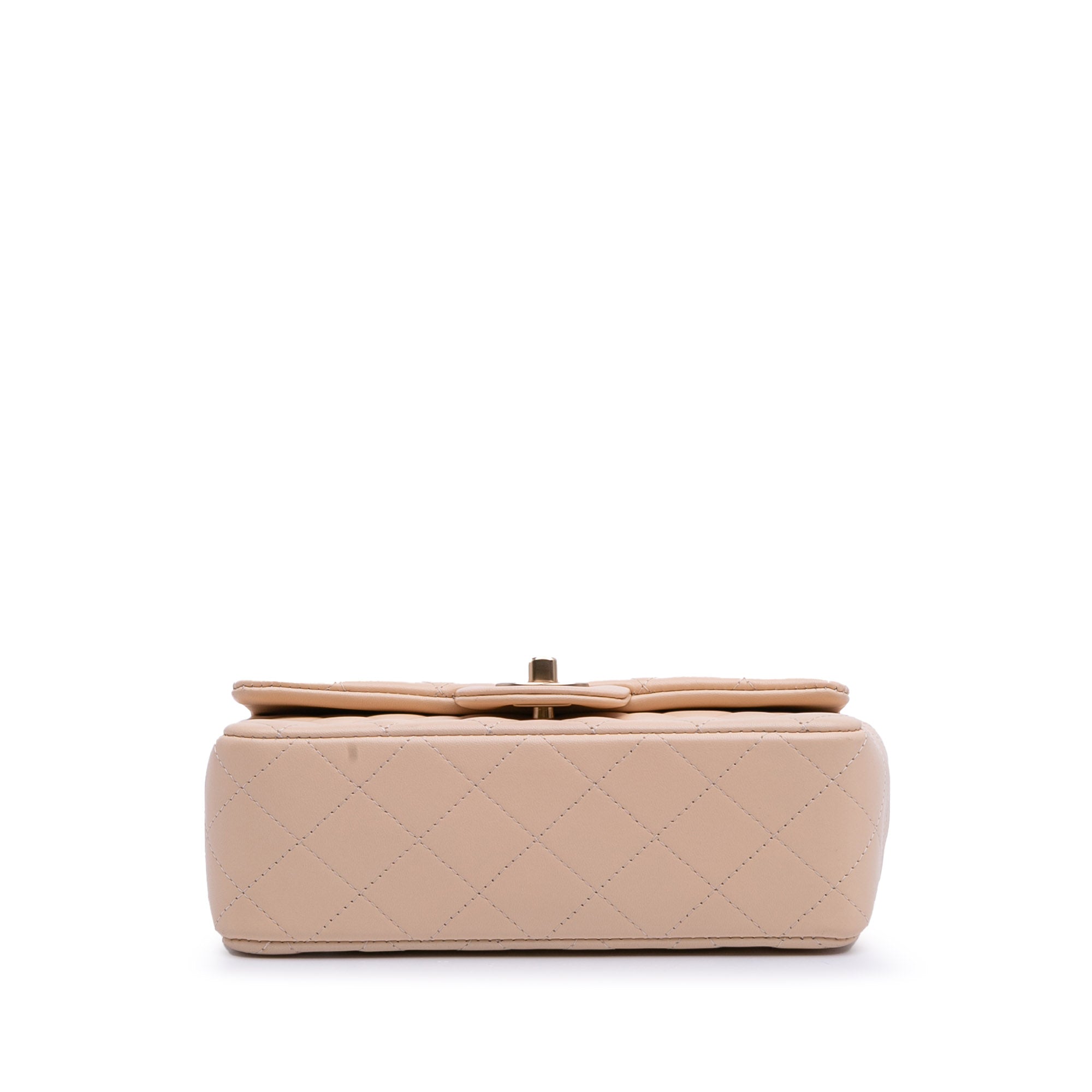 Chanel Mini Rectangular Classic Lambskin Single Flap - image 3