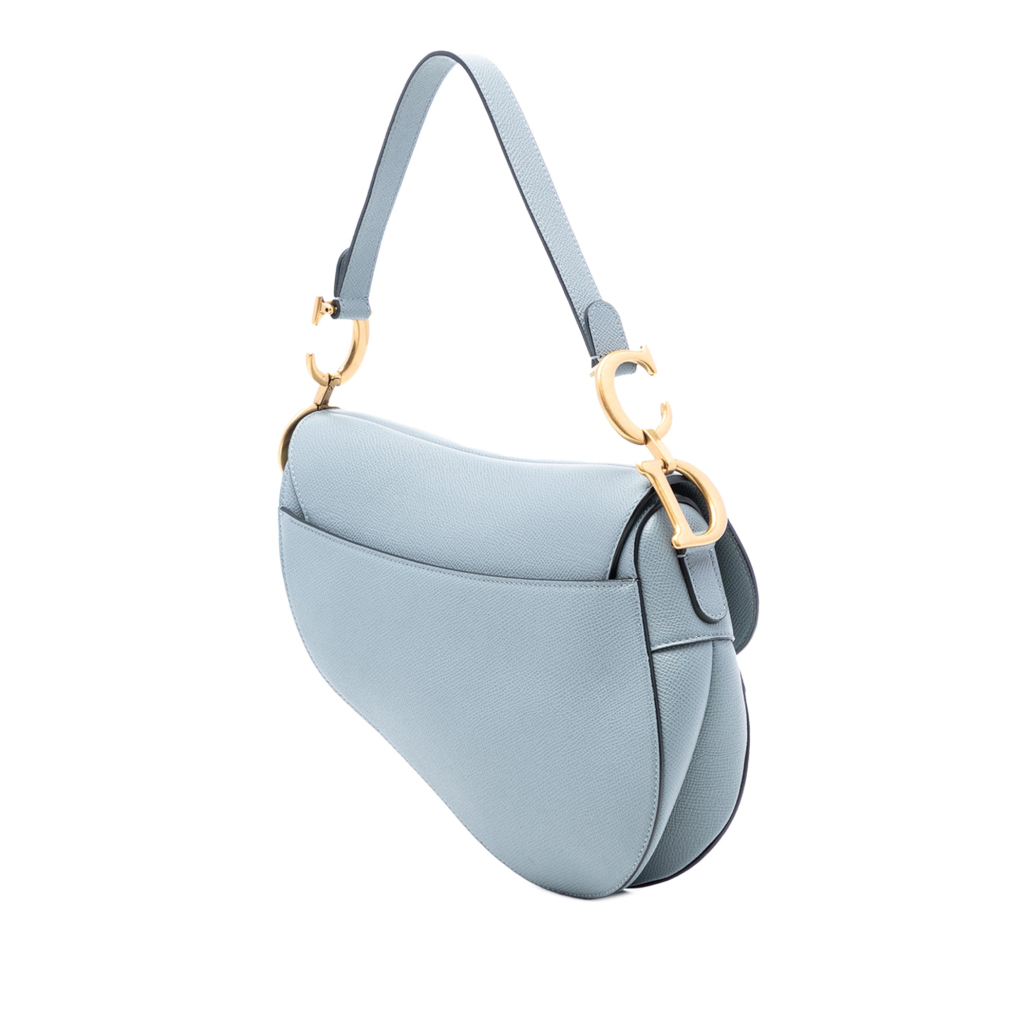 Dior Grained Calfskin Saddle Bag - image 2