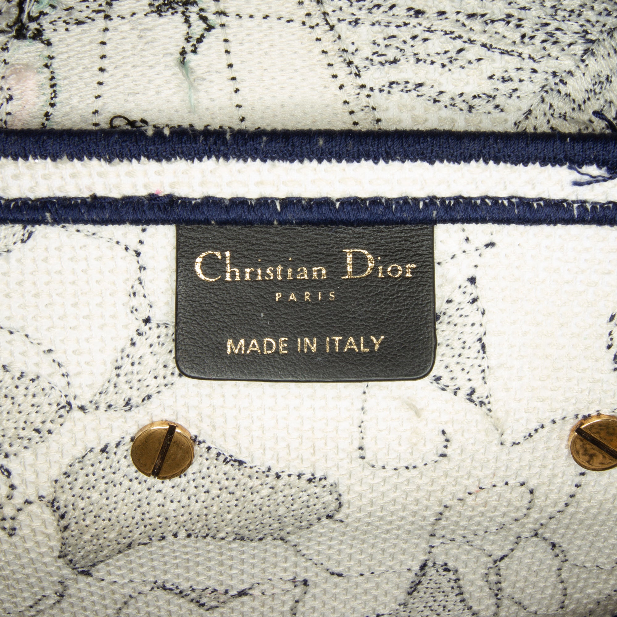 Dior Canvas Embroidered Around the World Saddle Bag - image 7