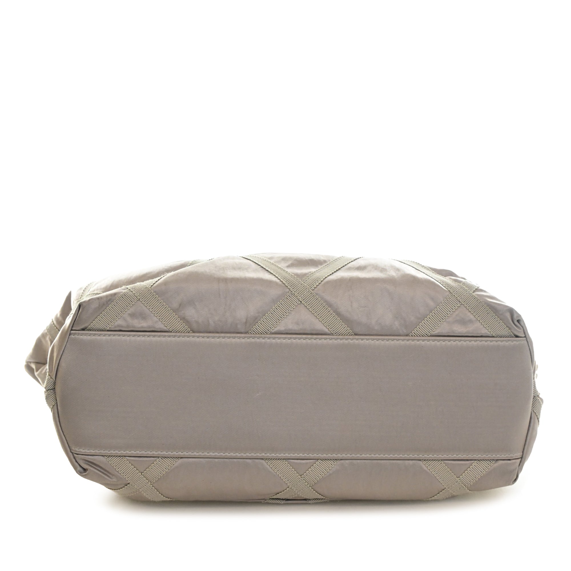 Chanel Nylon Grosgrain Quilted Shopping Bag - image 3