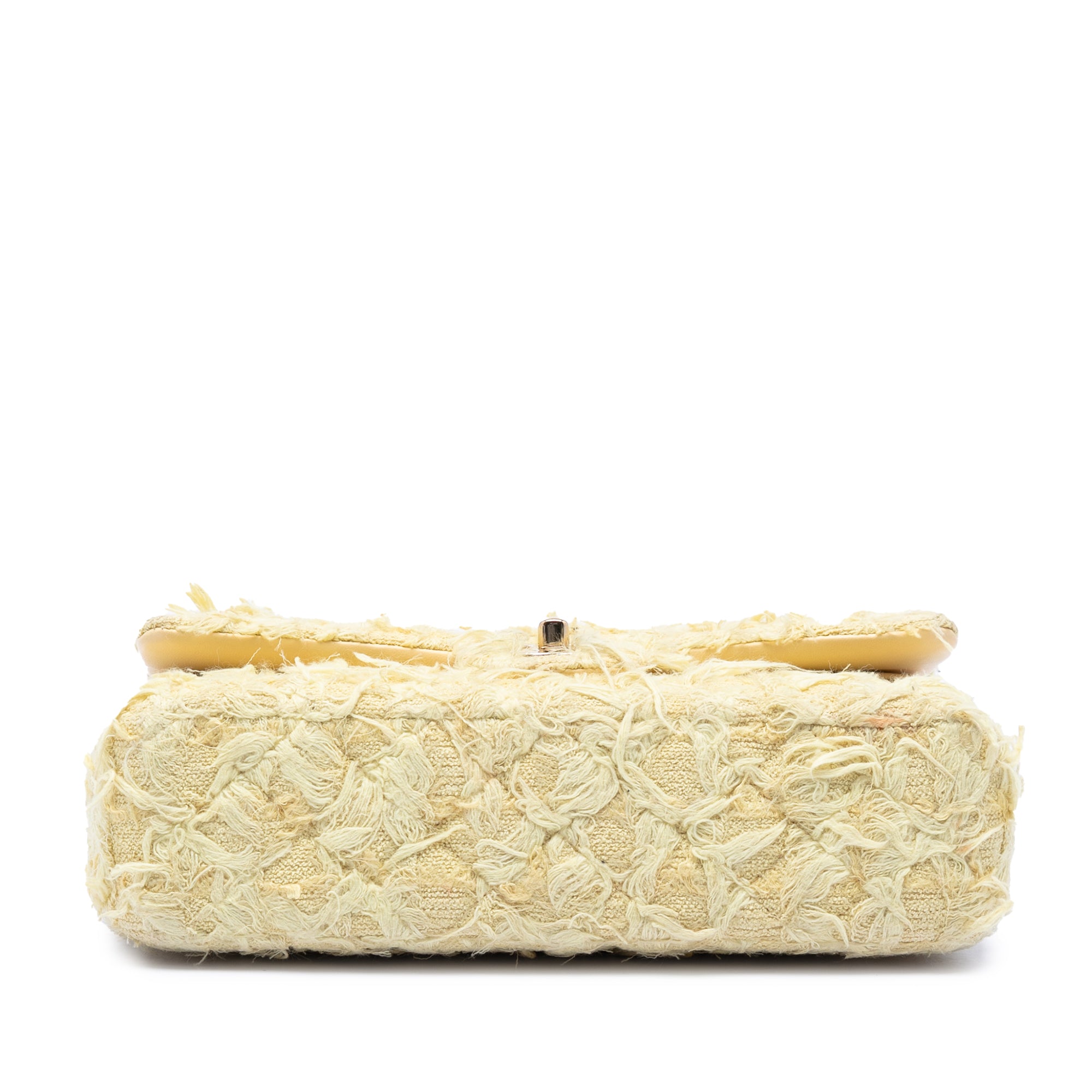 Chanel Medium Classic Fringed Tweed Double Flap - image 3