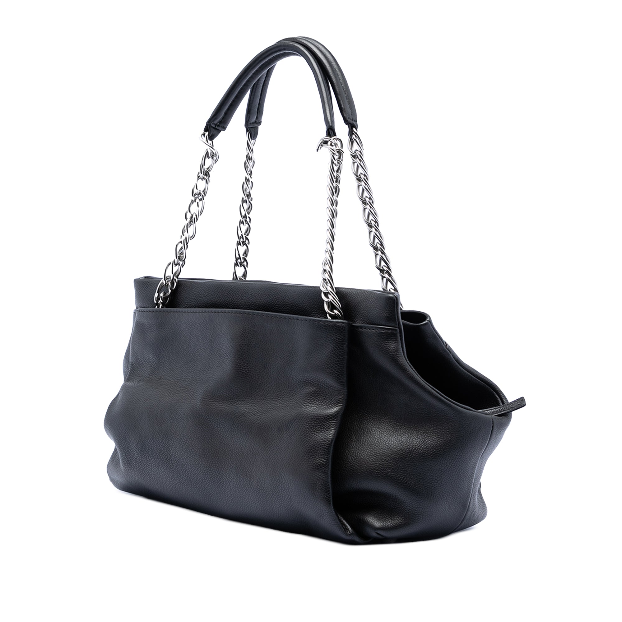 Chanel CC Caviar Tuck Tote - image 2