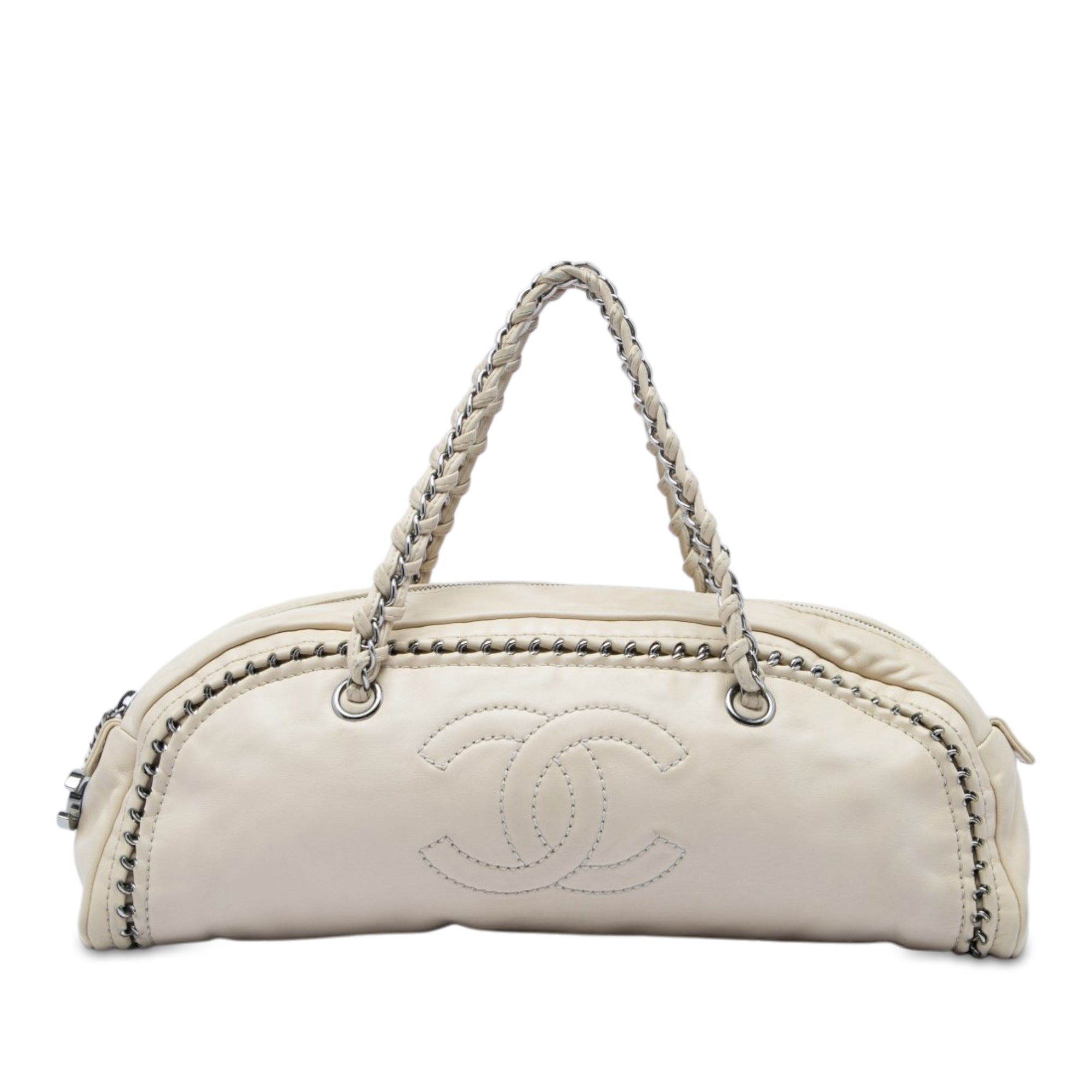 Chanel Small Calfskin Luxe Ligne Bowler Bag - image 1