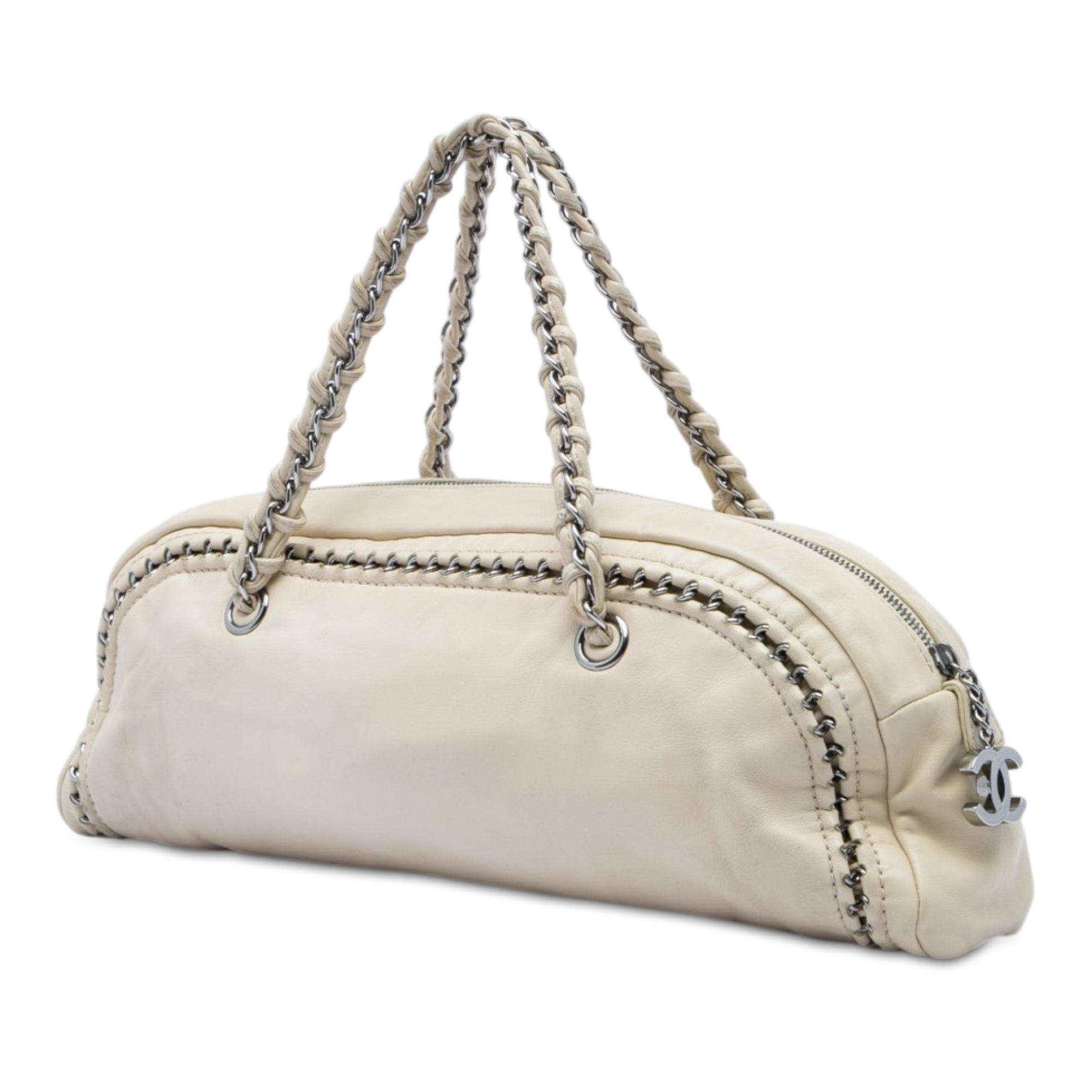 Chanel Small Calfskin Luxe Ligne Bowler Bag - image 2