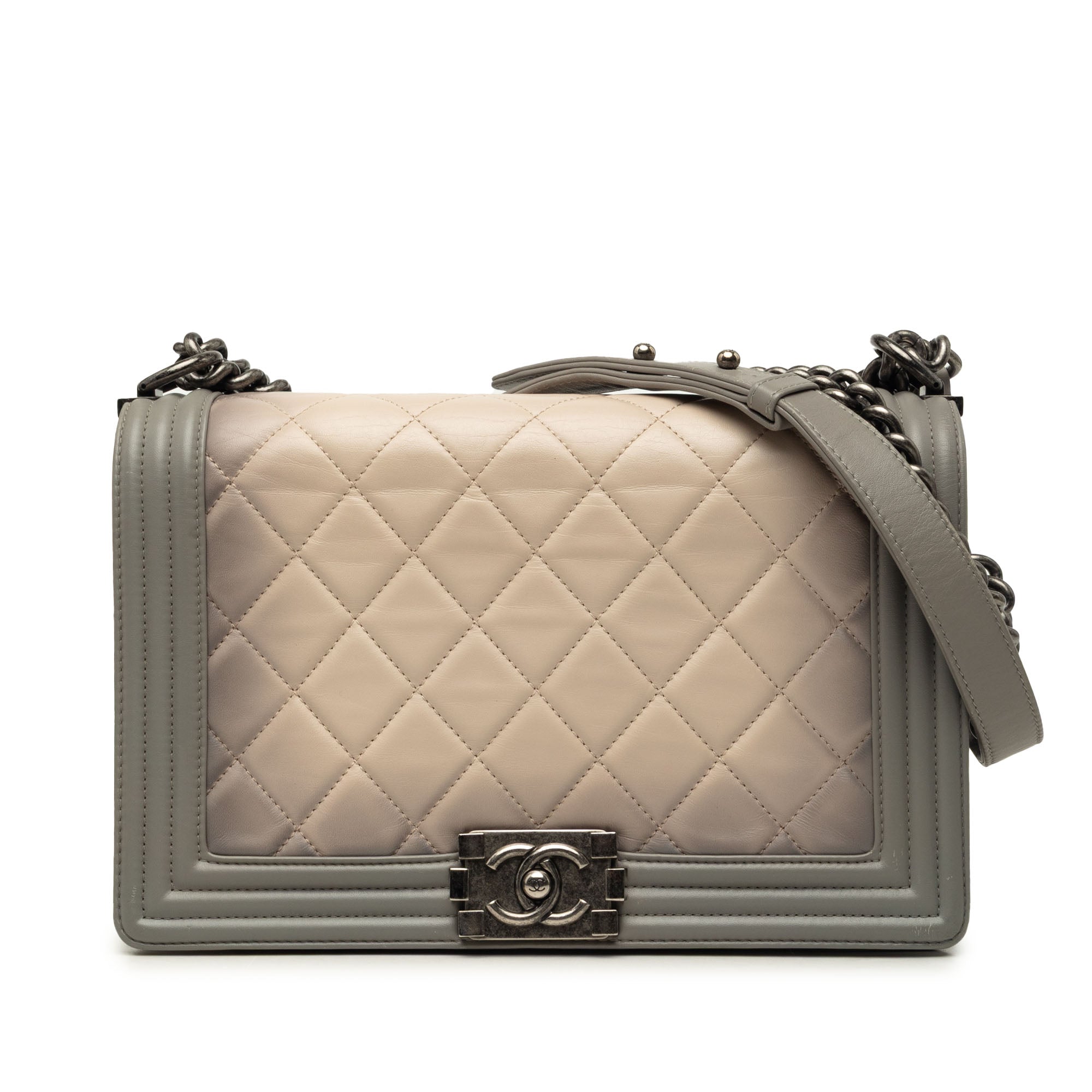 Chanel Medium Quilted Calfskin Ombre Boy Flap - image 1