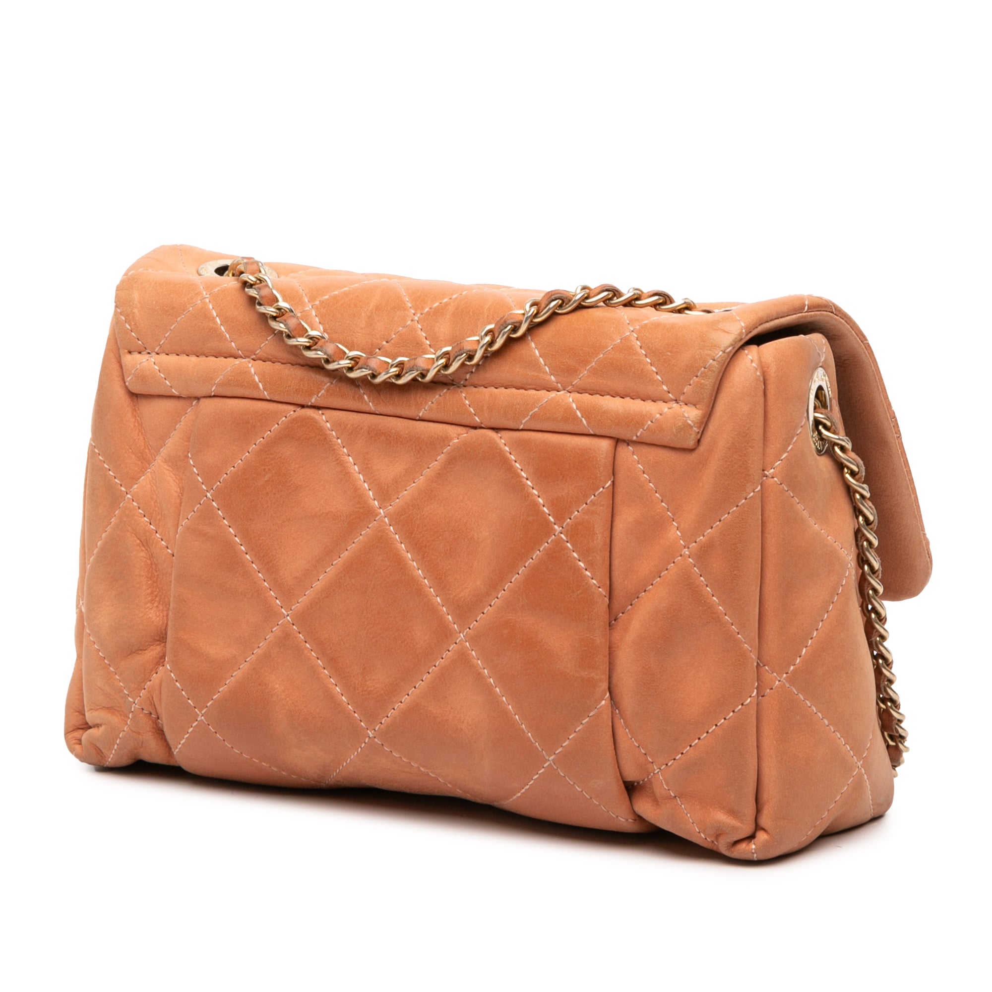 Chanel Small Aged Calfskin Chic Quilt Flap - image 2