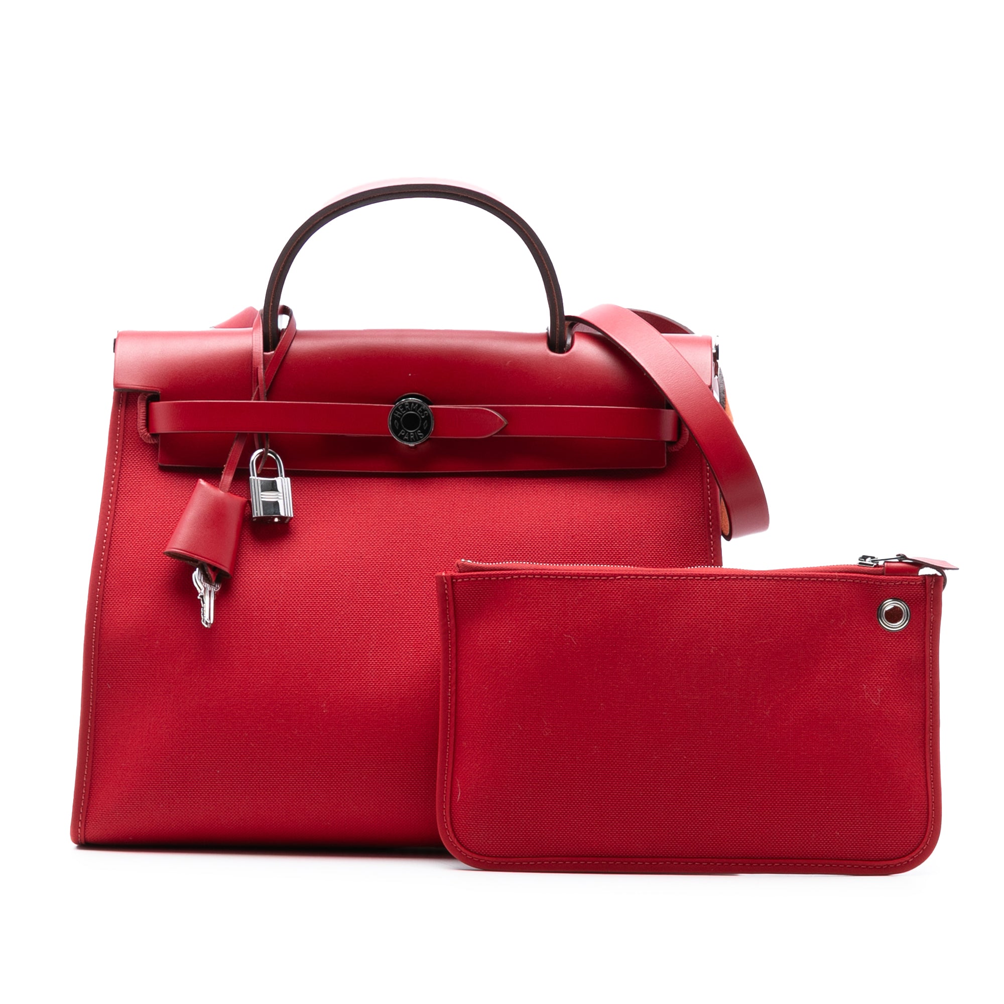 Hermès Toile Herbag Zip 31 - image 8