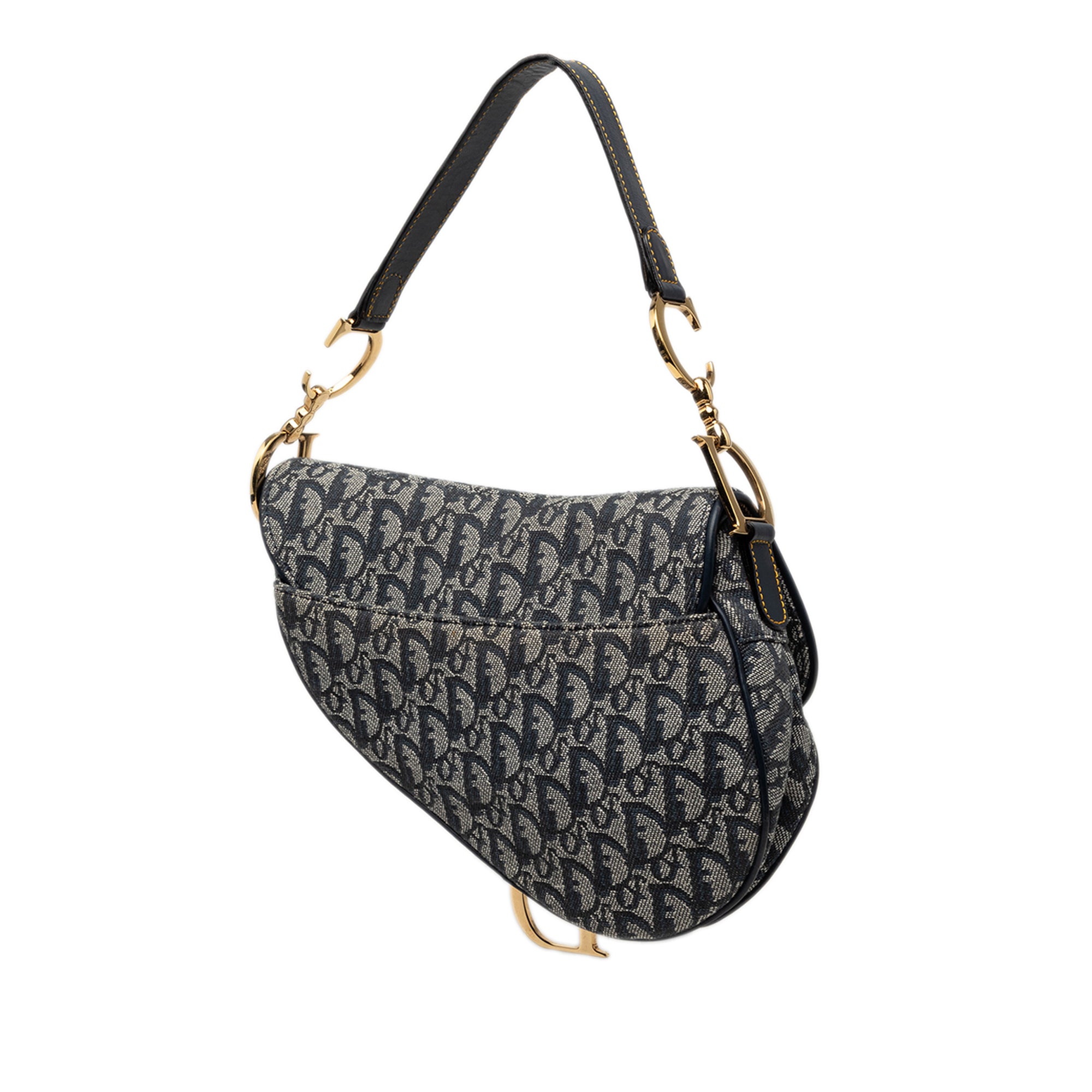 Dior Oblique Canvas Saddle Bag - image 2